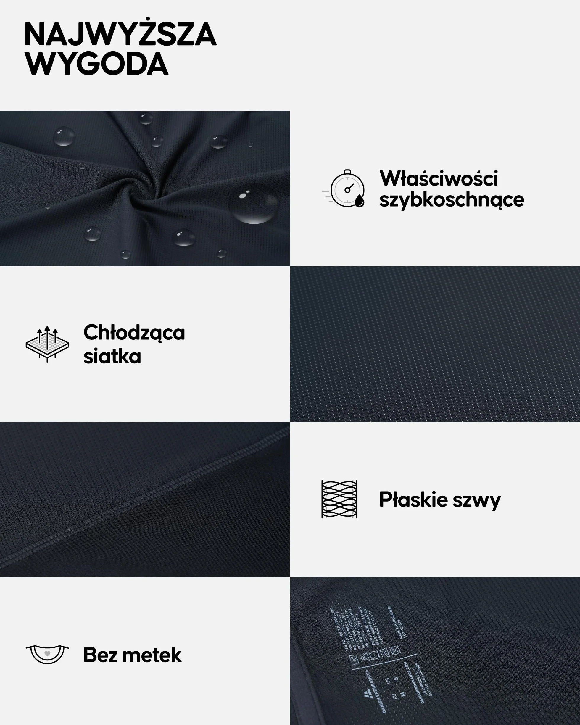 DANISH ENDURANCE Koszulka Sportowa Damska, Tank Top, Na Ramiączkach, Na Siłownię, Do Biegania, T-Shirt Bez Rękawów, Yoga