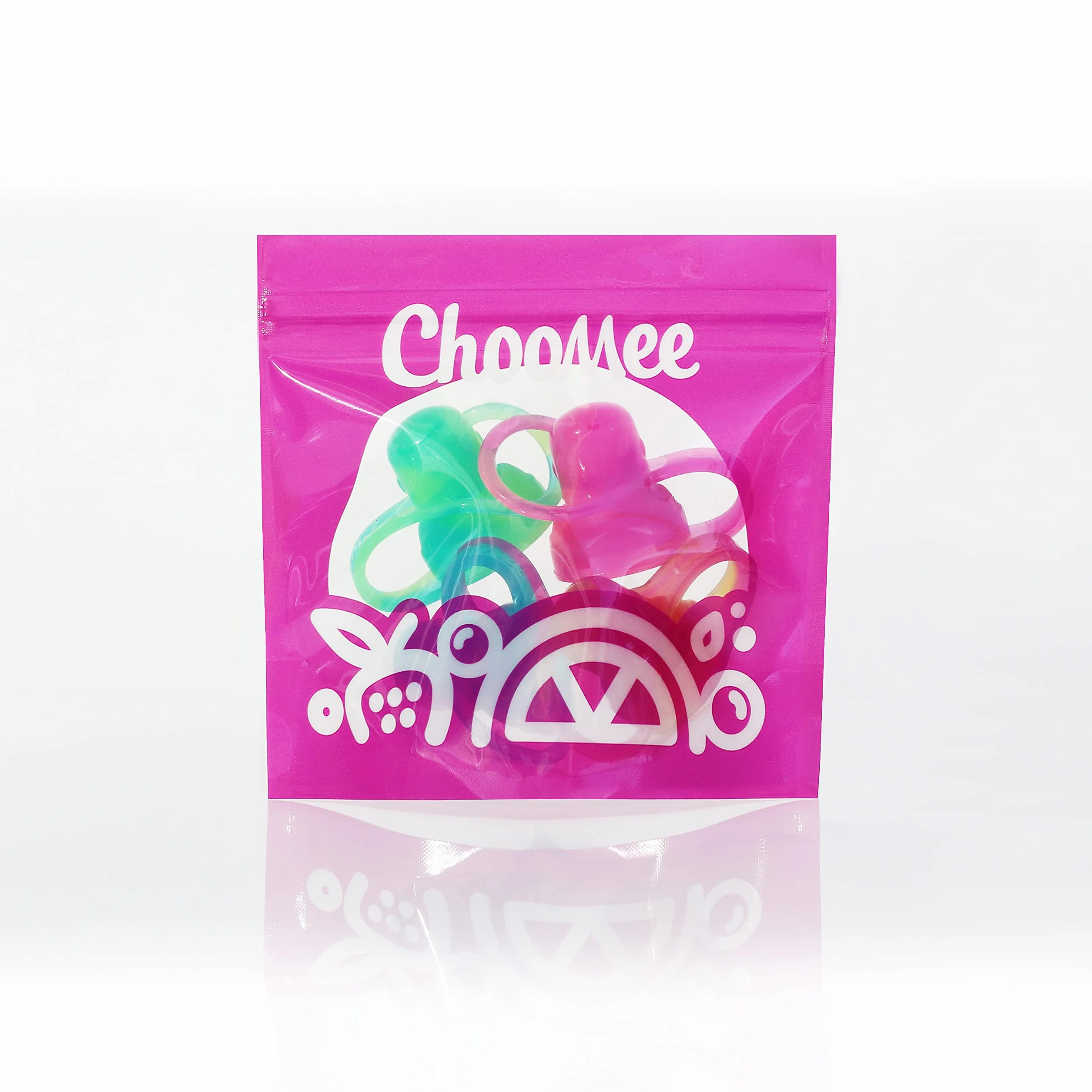 ChooMee Sipn worek na żywność, topper, 4 ct, sorbet krętlik, kolekcja kolorów