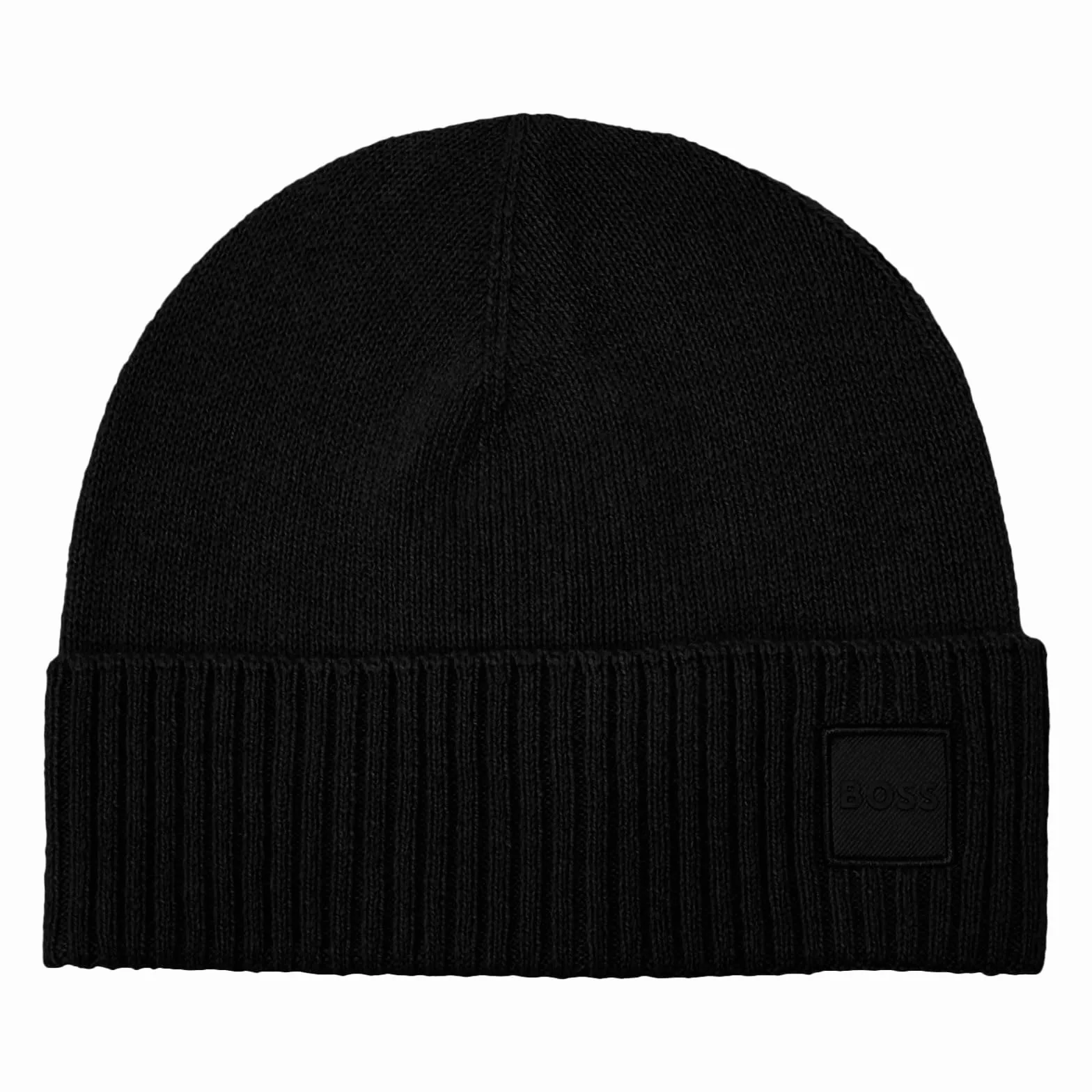 BOSS Męska czapka Akaio_R_Hat Beanie, czarna, Czarny
