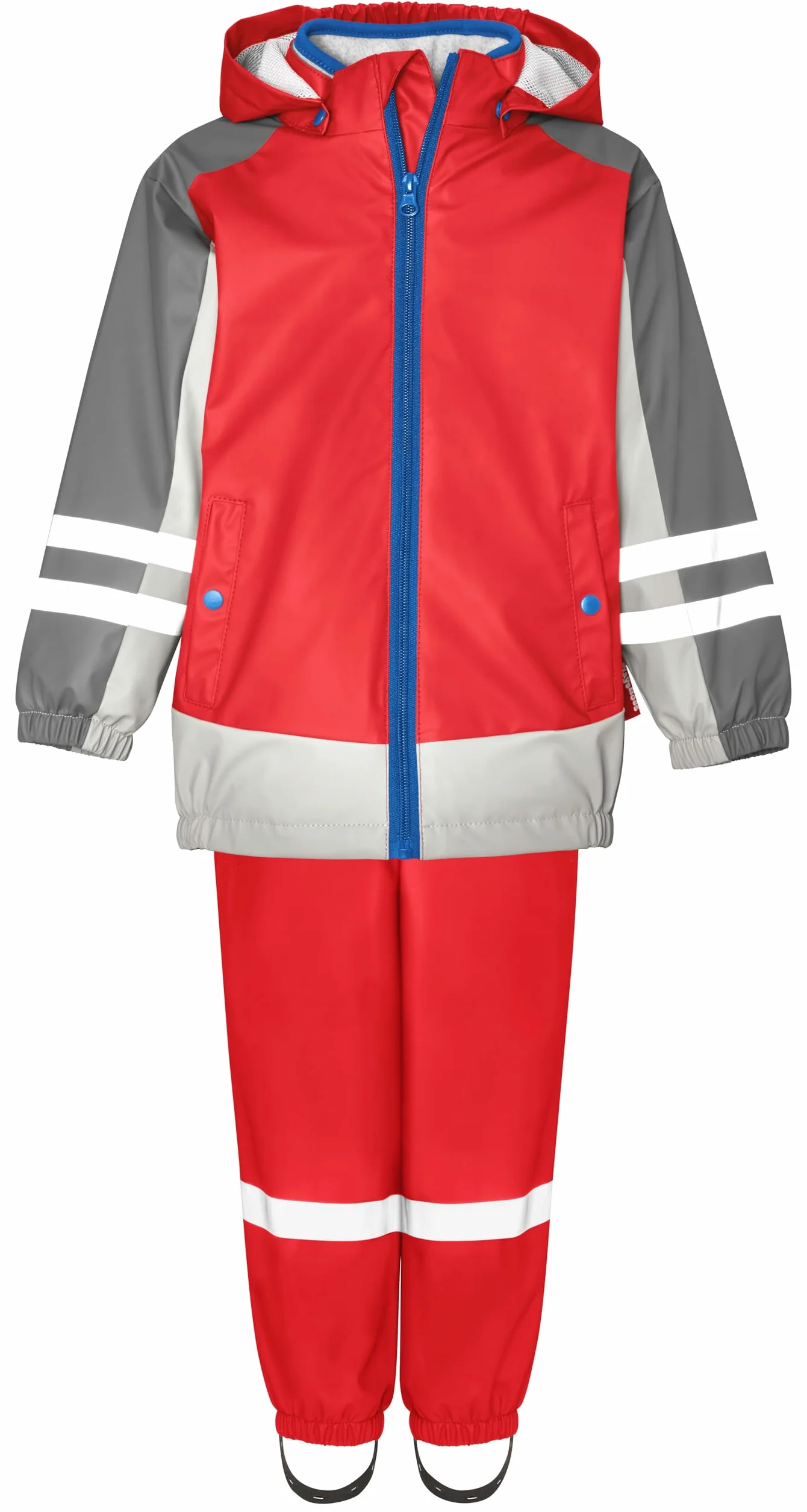 Playshoes Regenanzug Kombinezon przeciwdeszczowy, 3 w 1 czerwony i czerwony, 98 (zestaw 2) dla dzieci, 3 w 1 czerwony i czerwony, 98