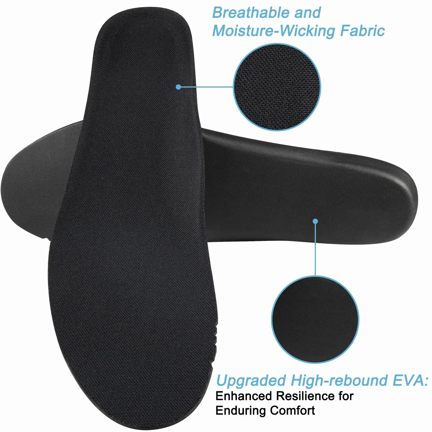 Endoto Wkładki do On Cloud Butów, Zamiennik EVA O Wysokiej Sprężystości Wkladka Zamienne Insoles Replacement Insert(Damskie,40.5 EU)