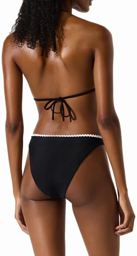 Karl Lagerfeld Kobiety Dół bikini Signature Scallop Cheeky