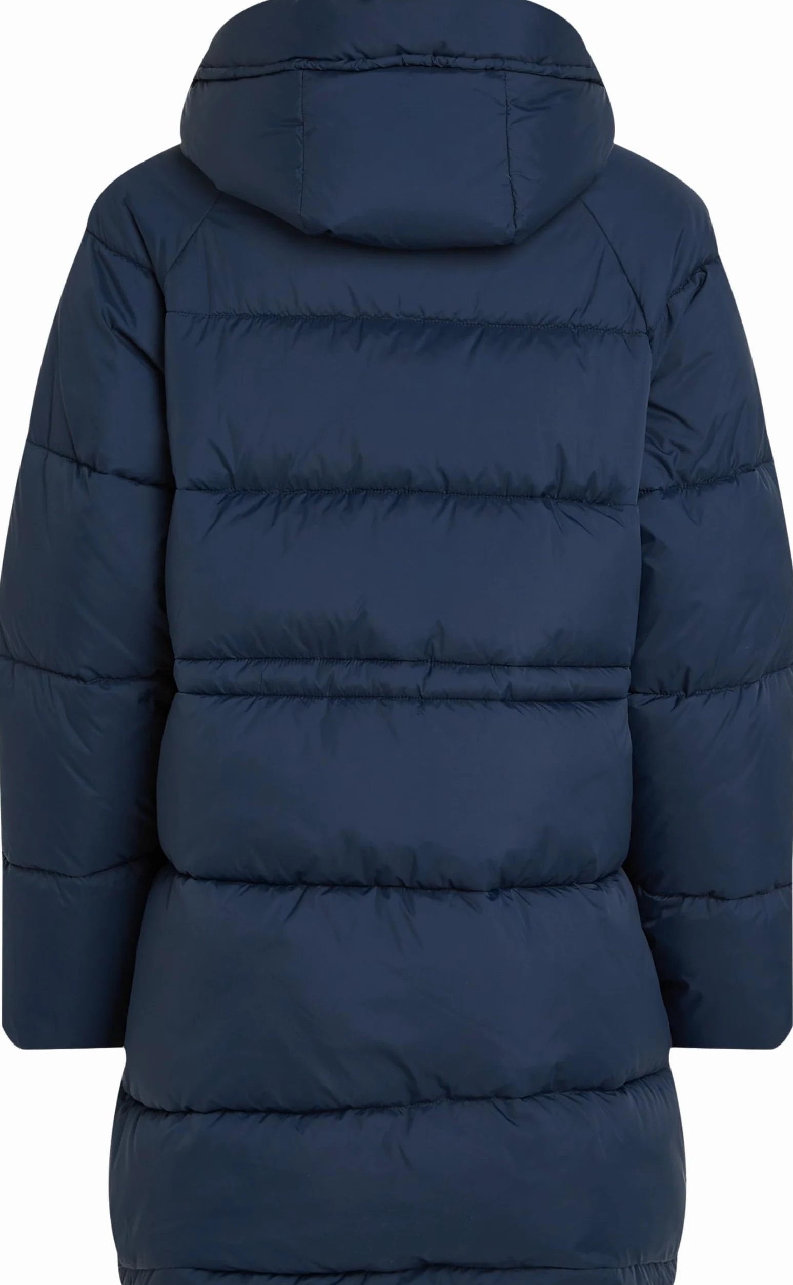 Tommy Jeans Damska kurtka puchowa TJW MIDI ASPEN PUFFER DW0DW18842, niebieska (Dark Night Navy), XXS, Niebieski (Dark Night Navy), XXS