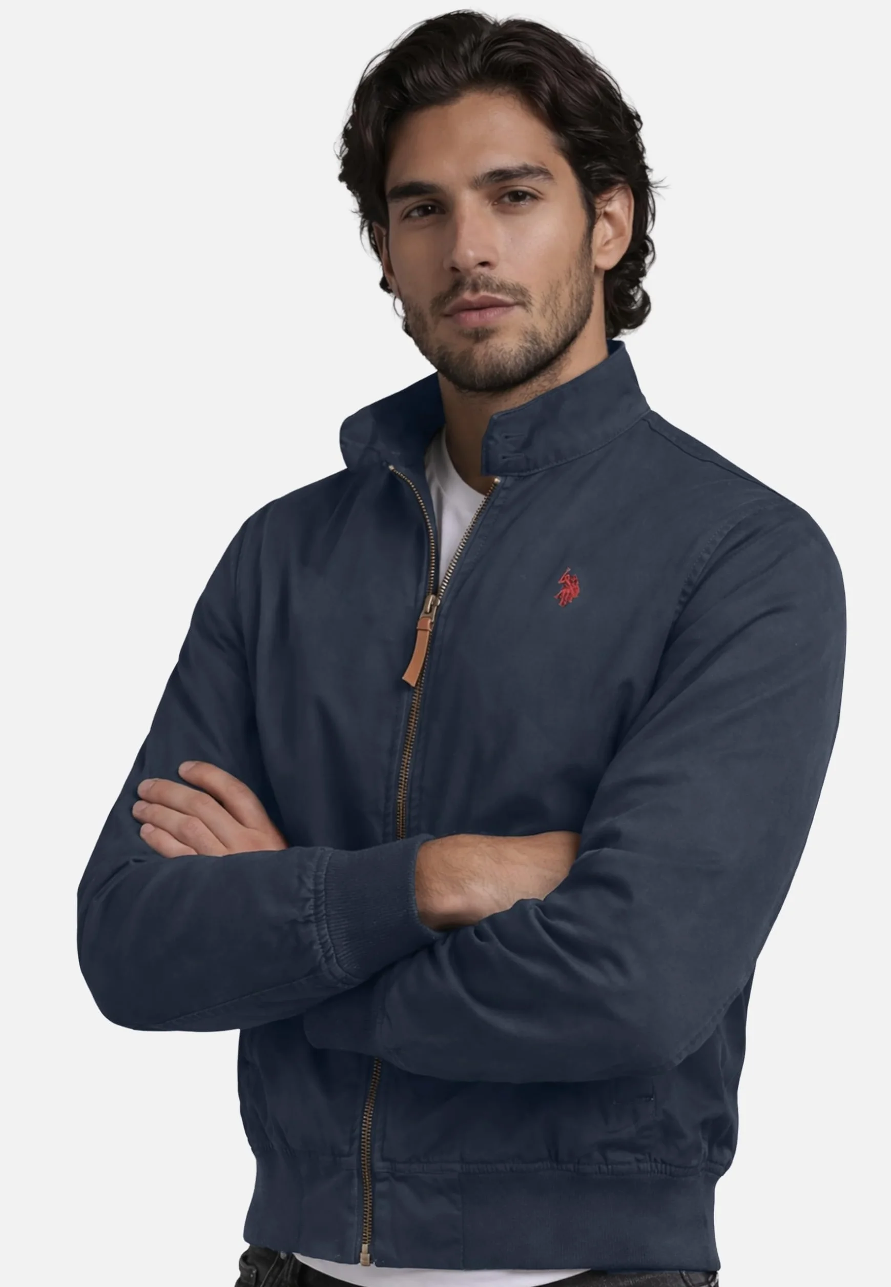 U.S. POLO ASSN. Kurtka męska (S-XXL) - bawełna, lekka, 3 kieszenie - P037