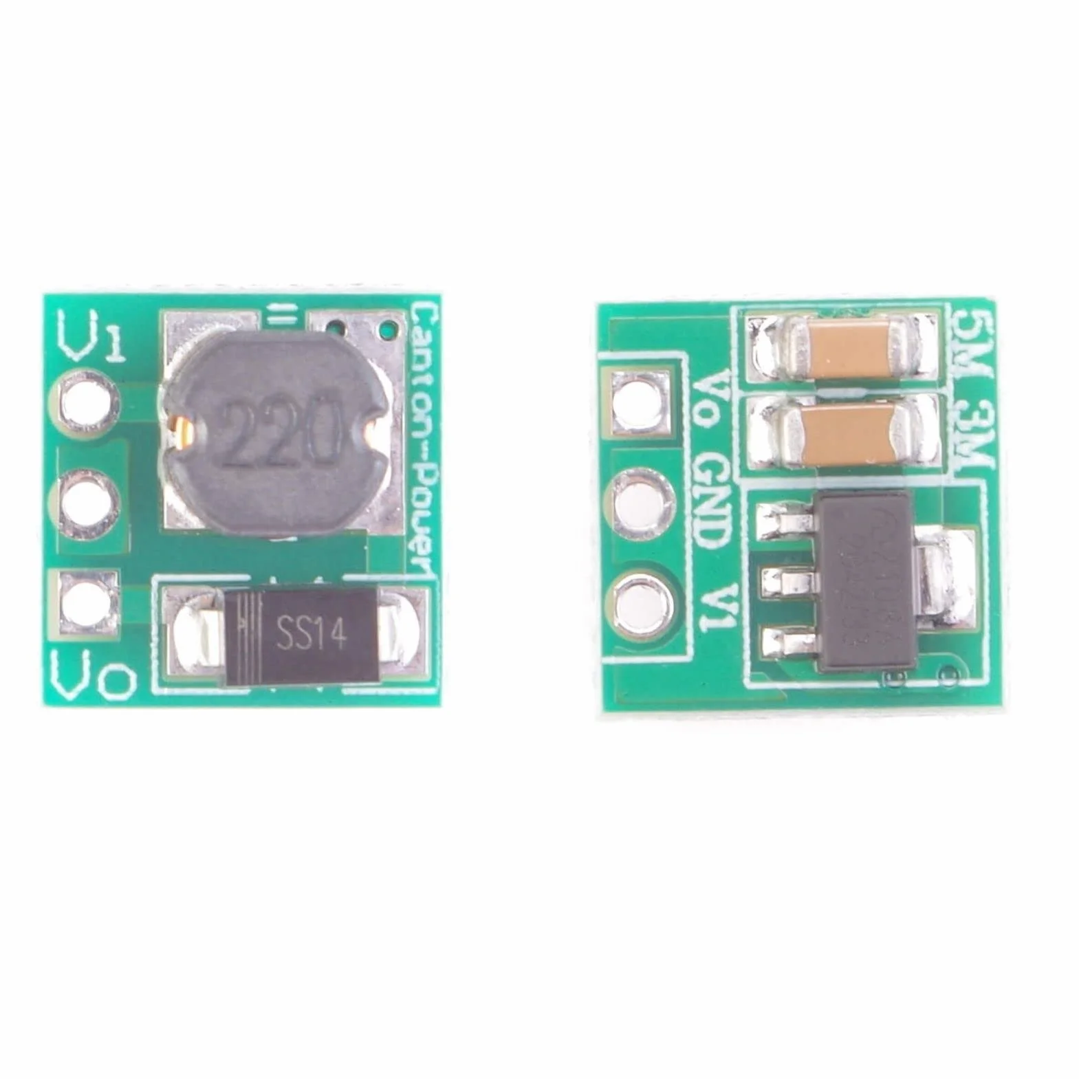 DC DC Step Up Boost Converter 0,8-3,3V do 3,3V LAOMAO Mini przetwornica napięcia zasilacz moduł (10 szt.)