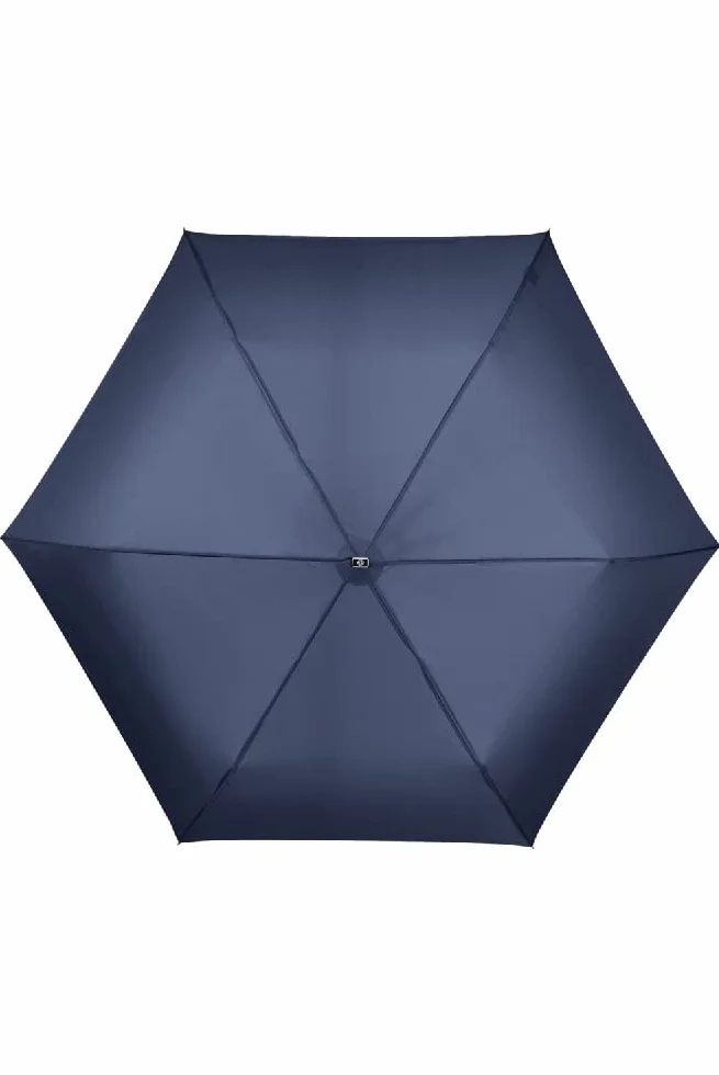 Samsonite Rain Pro 3 Sekcja Podręcznik Ultra Mini Flat Parasol 22,5 cm, niebieski