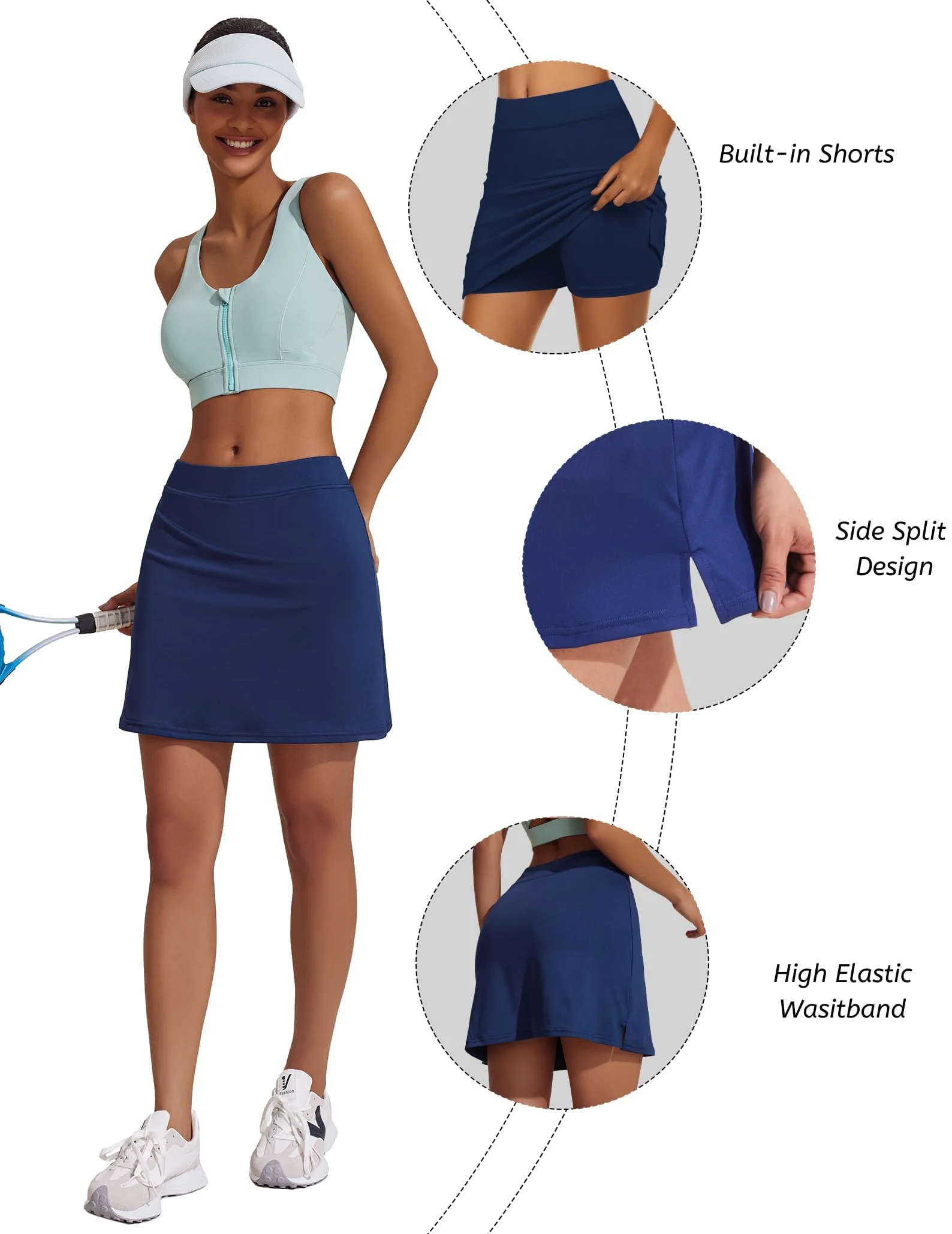 MAXMODA Damskie spodnie do biegania z motywem hokeja spódnica obcisłe Capris Gym Yoga Pants