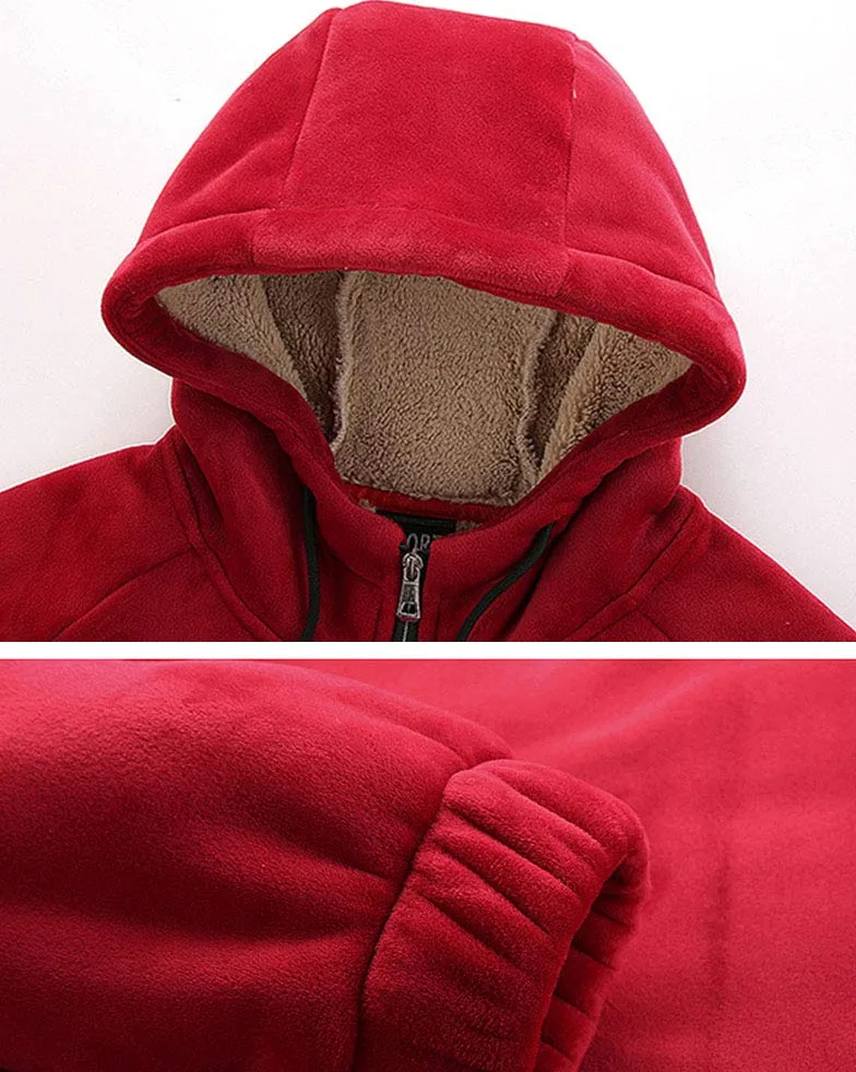 Mężczyźni duży i wysoki codzienny 2-częściowy strój ciepły polar luźny dwuczęściowy zestaw spodnie i bluza z kapturem bluza top odzież sportowa dres strój na siłownię, bieganie, wędrówki
