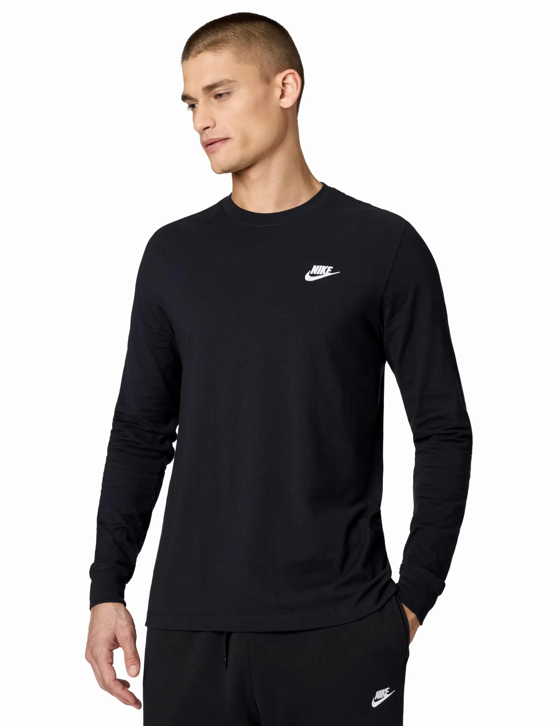 NIKE Koszulka z długim rękawem Mężczyźni M Nsw Club Tee - Ls- Ar5193