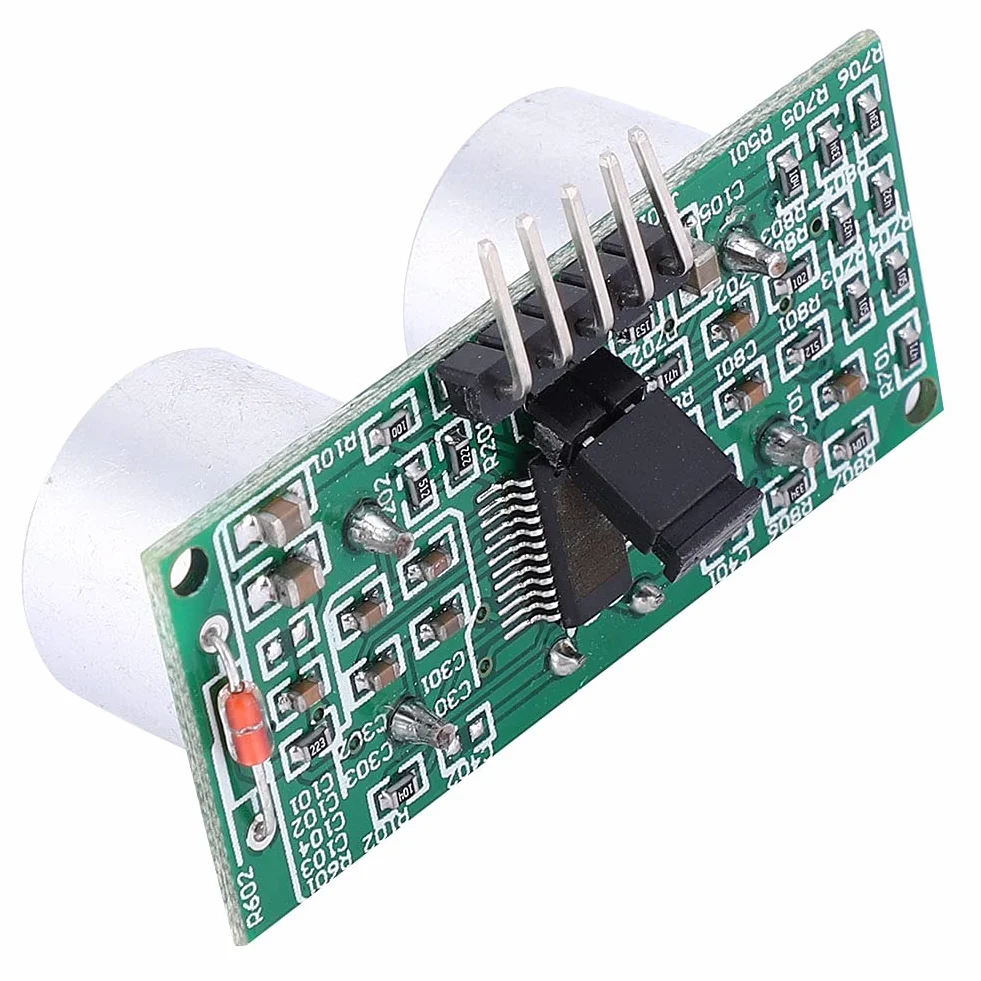 Moduł Ultradźwiękowego Czujnika Odległości Us-100 Nadajnik Ultradźwiękowy Obwód Sterujący Odbiornika Dc 24-55 V 2 Cm - 450 Cm Z Kompensacją Temperatury (Nr 1)
