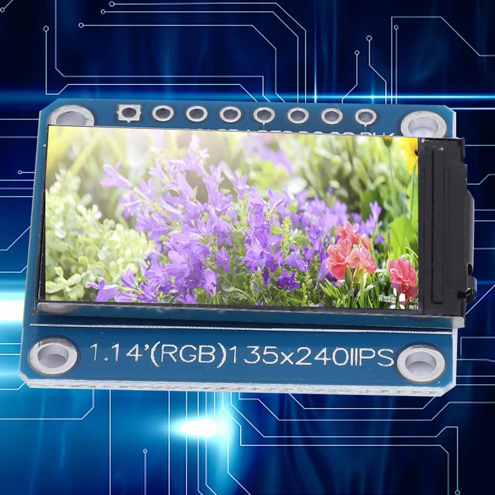 1,14 Cala Pełna Kolor 8pin ST7789 TFT Moduł Ekranu Wyświetlacza, rozdzielczość 135x240, Interfejs SPI, Widok IPS, łatwa Instalacja, Elementy Elektroniczne Trwałości, EPE w