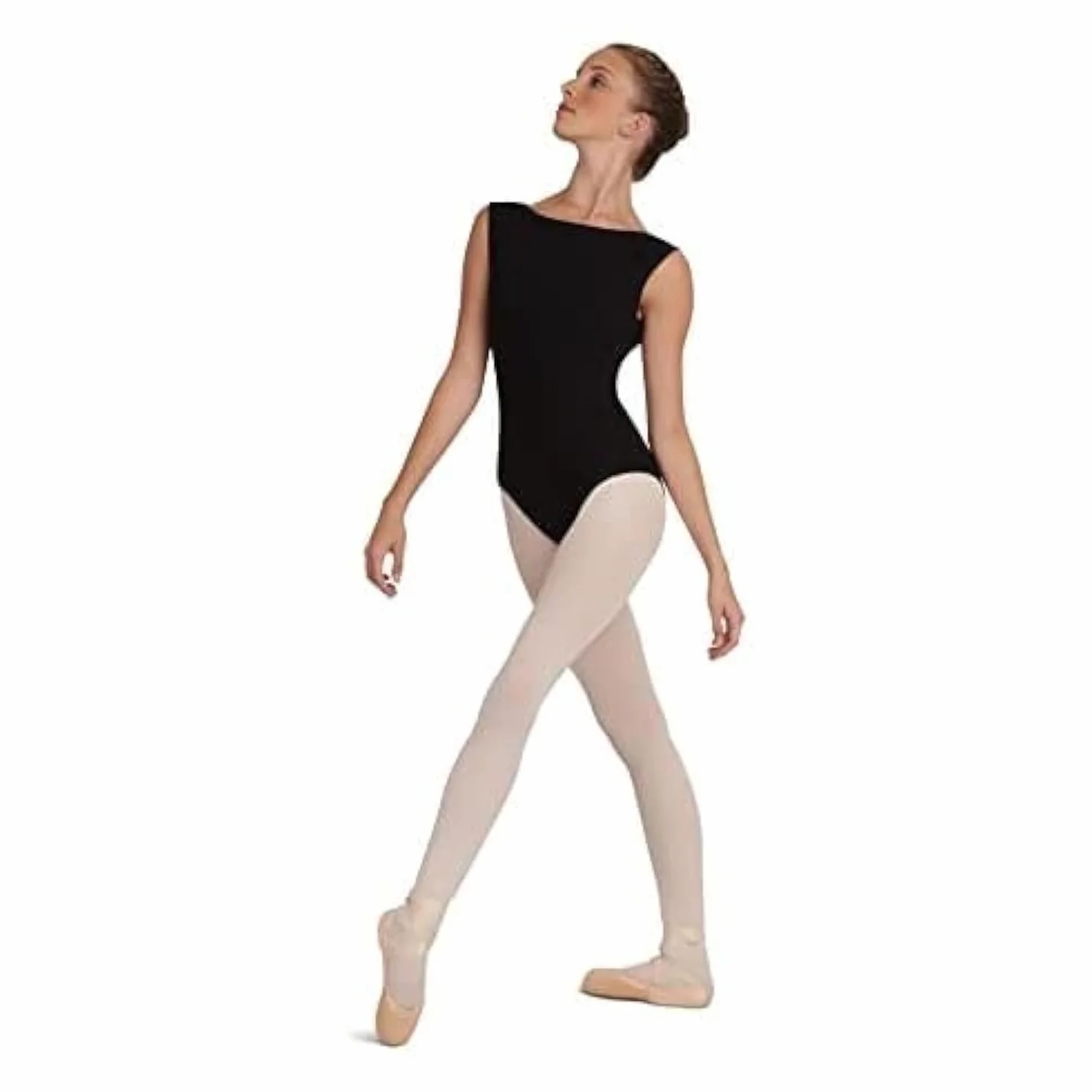 Capezio 126 klasyczny strój gimnastyczny z dekoltem w łódkę Enb Collection