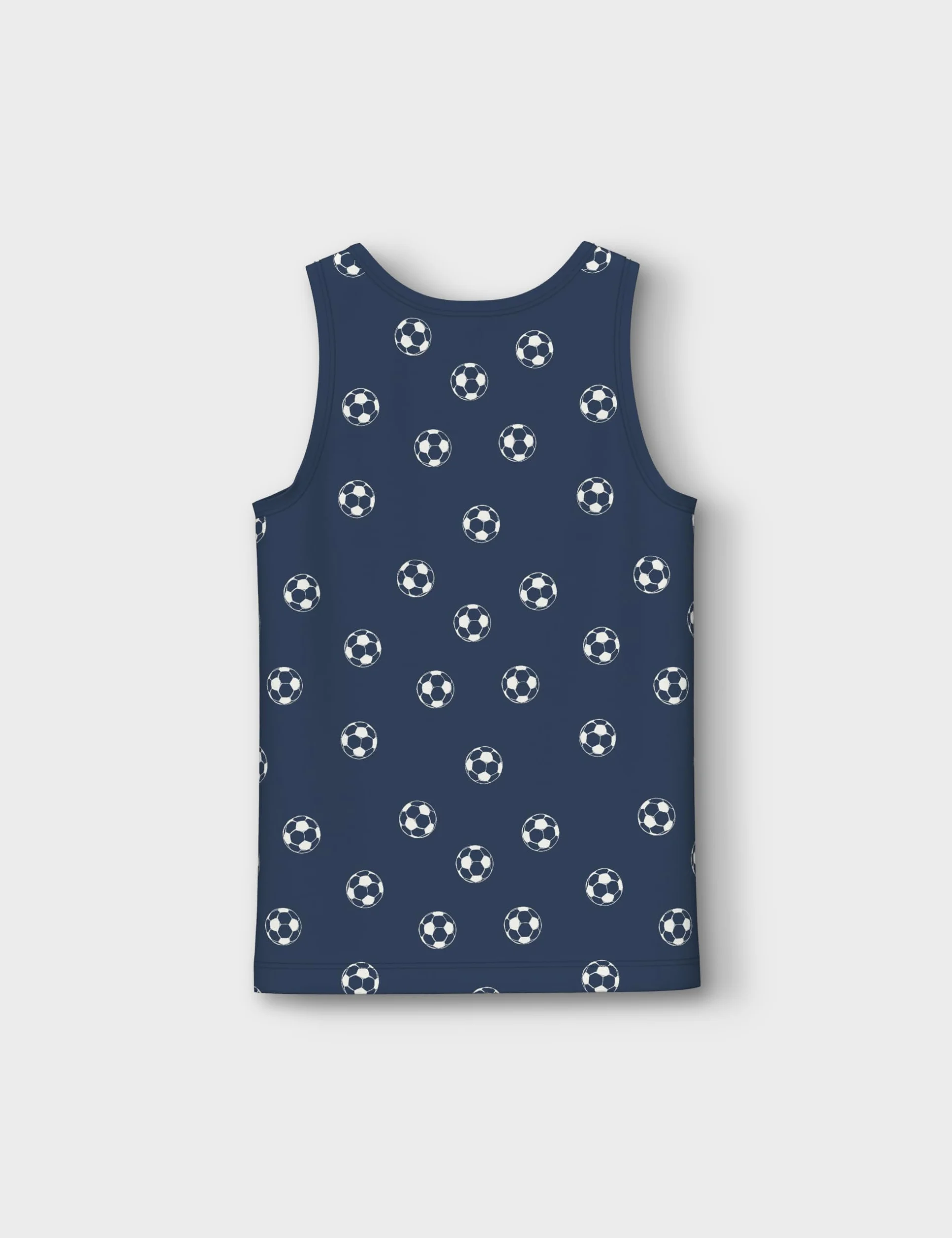 NAME IT Podkoszulek Chłopcy Nkmtank Top 2p Dark Denim Football Noos