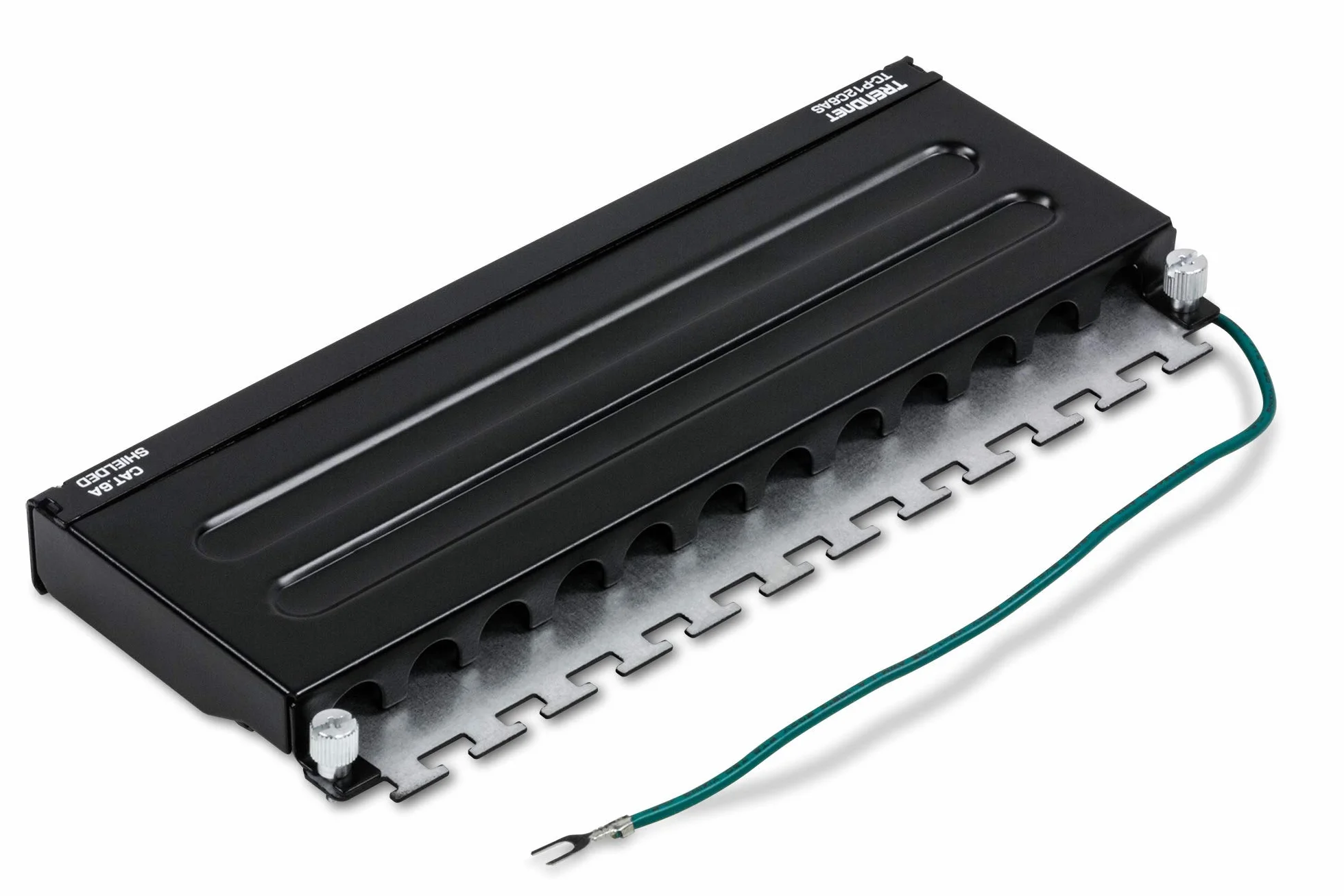 TRENDnet TC-P12C6AS panel krosowy 12-portowy Cat6a ekranowany, do montażu na ścianie
