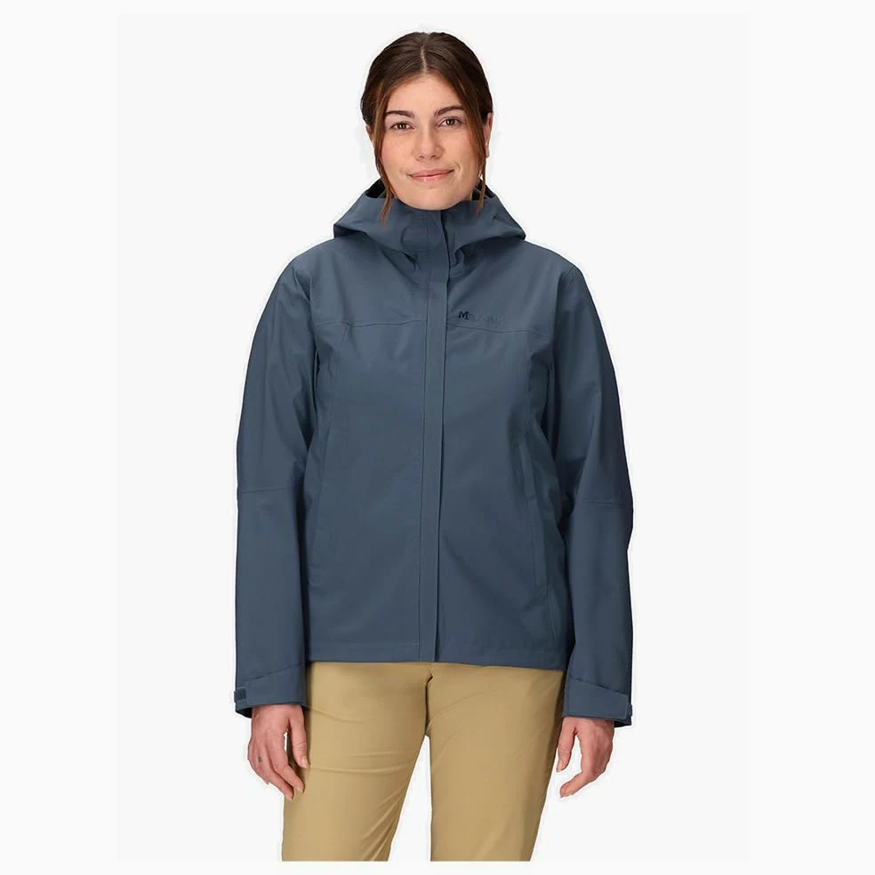 Marmot Kobiety Wm'S PreCip Eco Pro Jacket, Wodoodporna Kurtka, Lekka Kurtka Przeciwdeszczowa z Kapturem, Wiatroszczelna Thunderhead, S