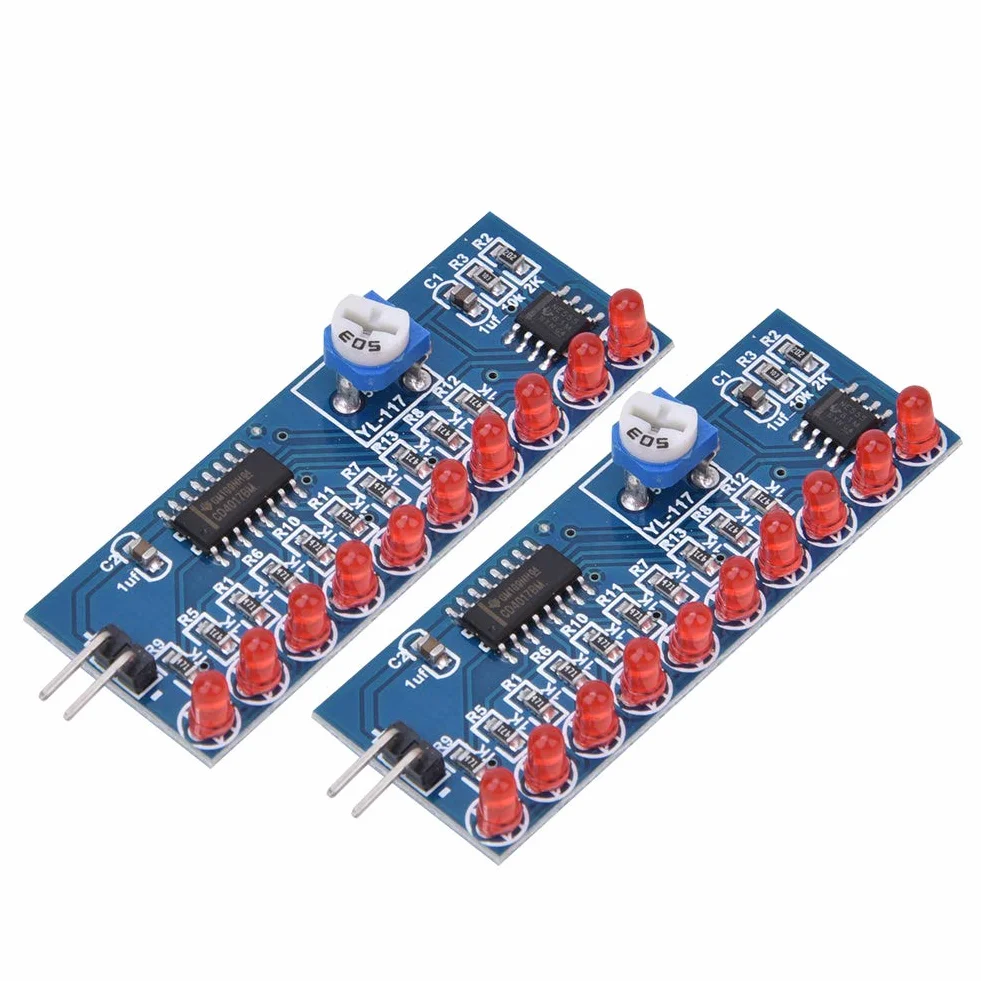 2 stücke Wasser Fließendes Licht Modul NE555 + CD4017 LED Chaser LED Lauflicht