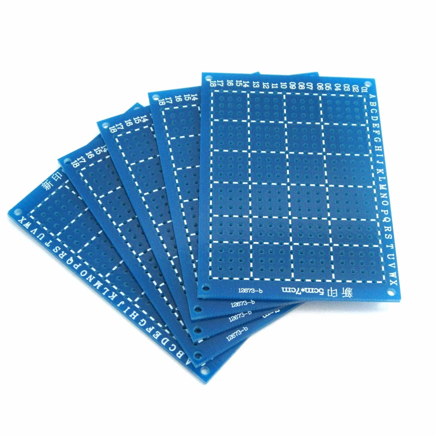DollaTek 5 sztuk/partia DIY prototyp perftboard PCB uniwersalna eksperyment matryca p?ytka drukowana 5 x 7 cm