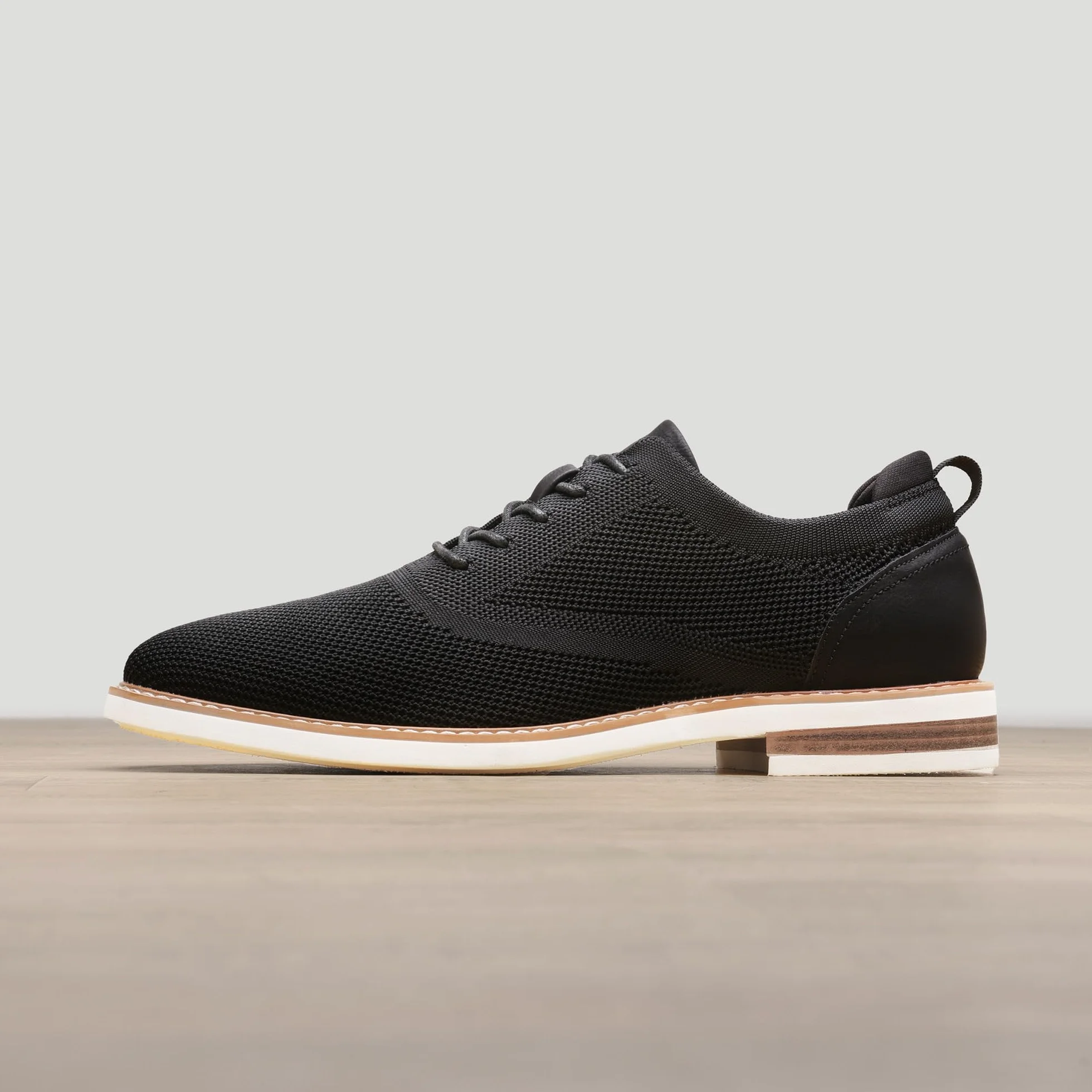 Bruno Marc Męskie buty garniturowe, oddychające, dziergane, na lato, sznurowane, formalne, nowoczesne, klasyczne
