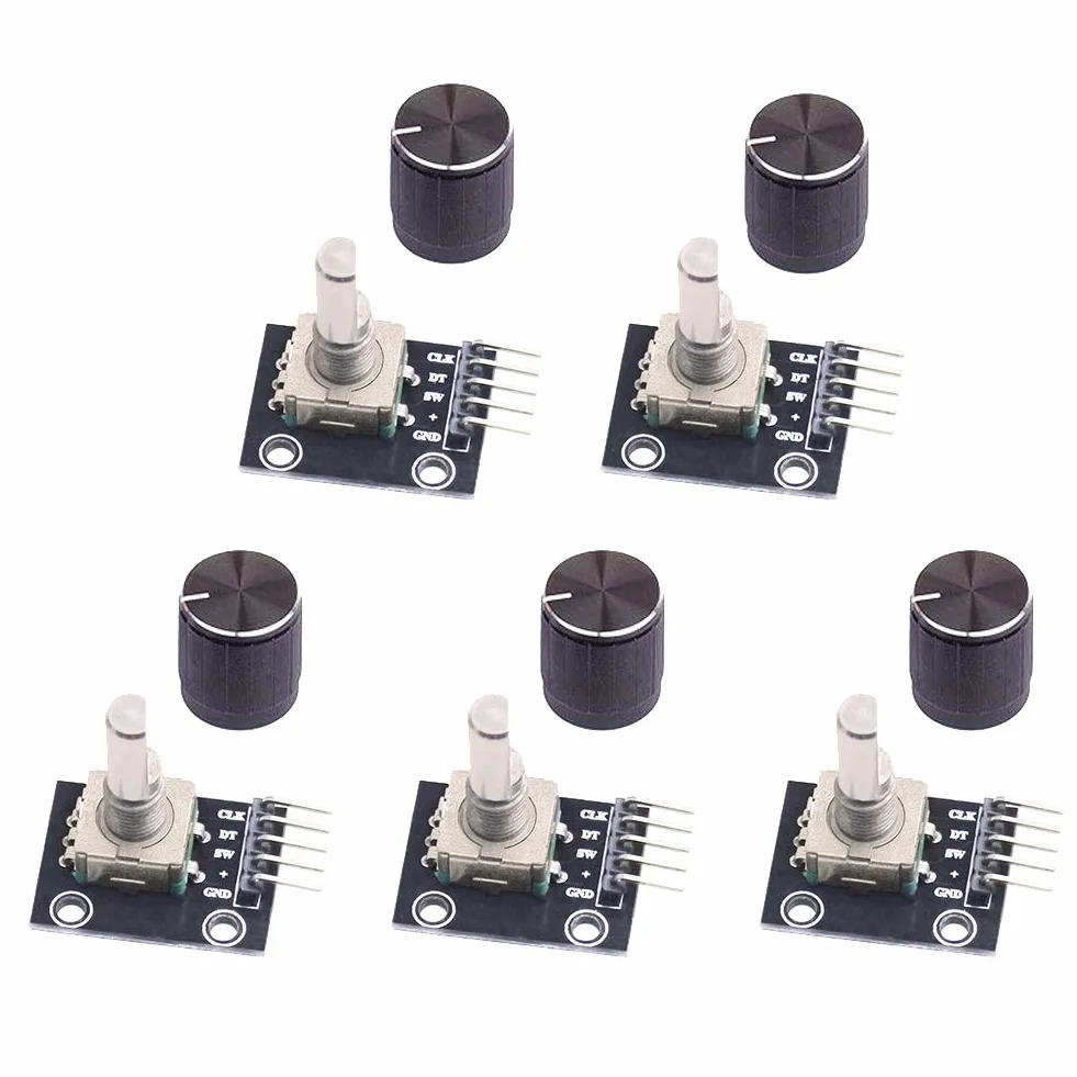 5 szt. Obrotowy moduł enkodera KY-040 KY-040 z przyciskiem do Arduino