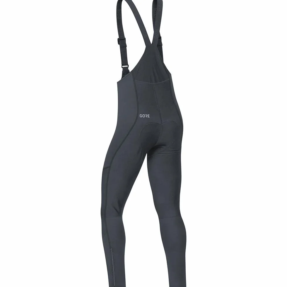 Gore Wear Mężczyźni C3 Gws Bib Tights+ 100337 Legginsy Ocieplane, Czarny, XL