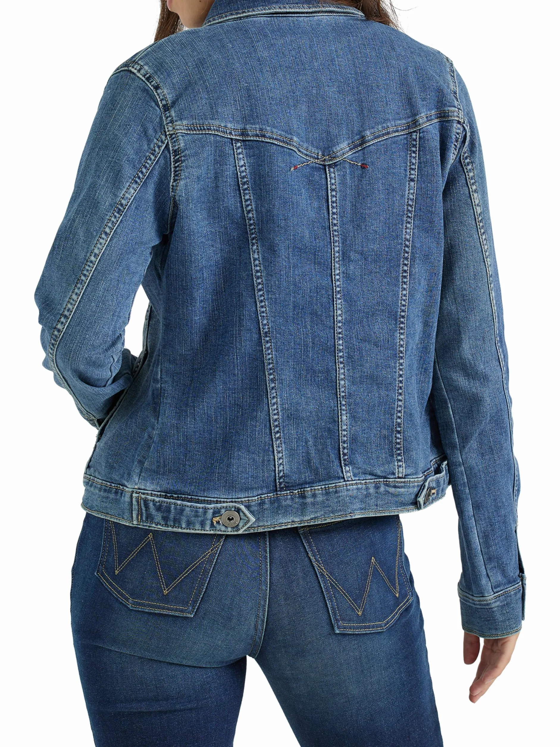 Wrangler Authentics Damska kurtka dżinsowa ze stretchem