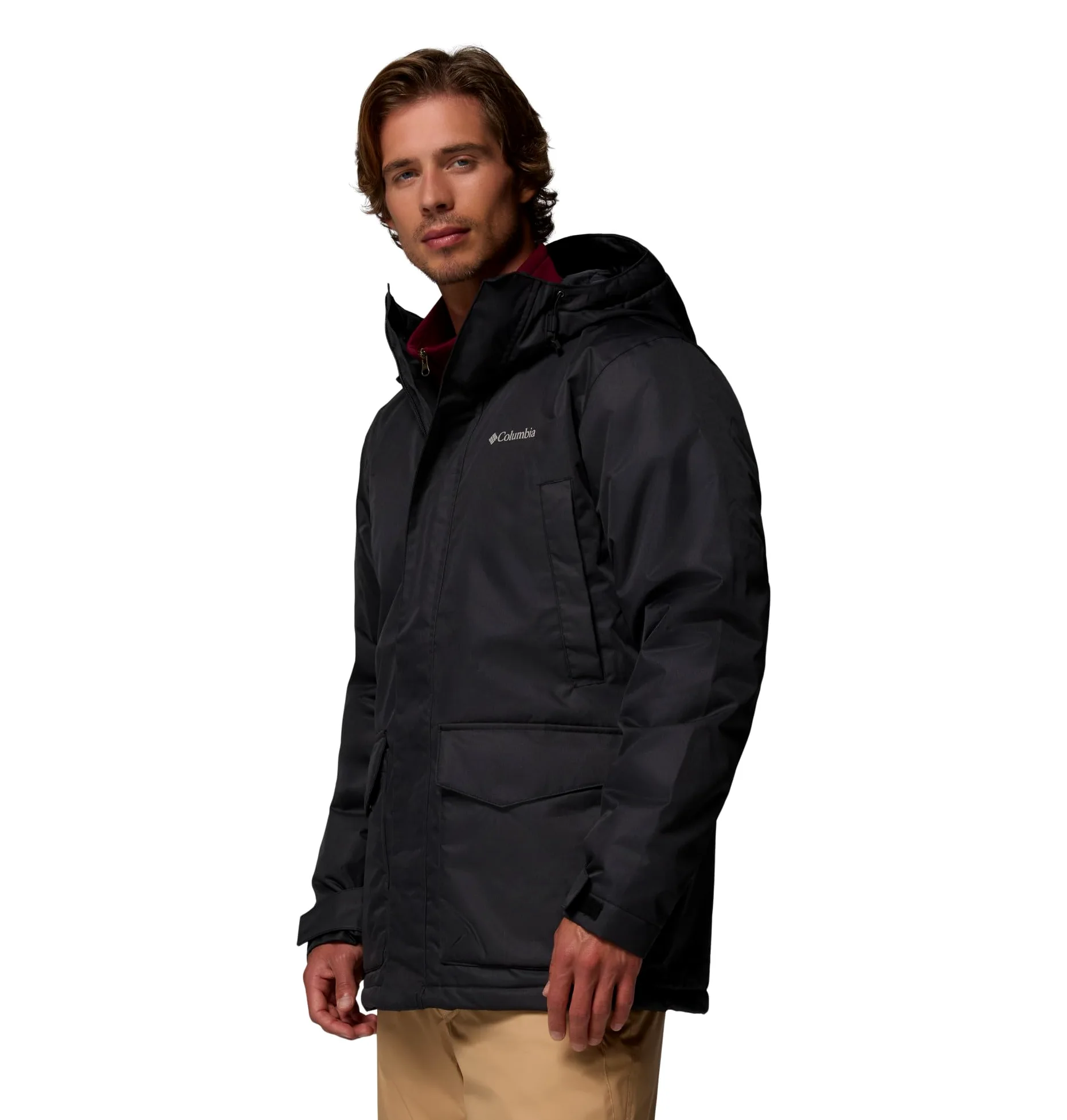 Columbia Męska parka zimowa Pines Lake, czarna, XL