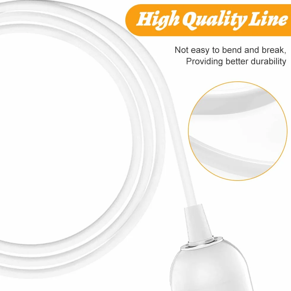 Oprawa lampy E27 z przełącznikiem z wtyczką, 3 sztuki oprawek E27 z kablem sieciowym 3 m, oprawka E27 z kablem do zawieszenia lampy, lampa wisząca, do kuchni, salonu, biała