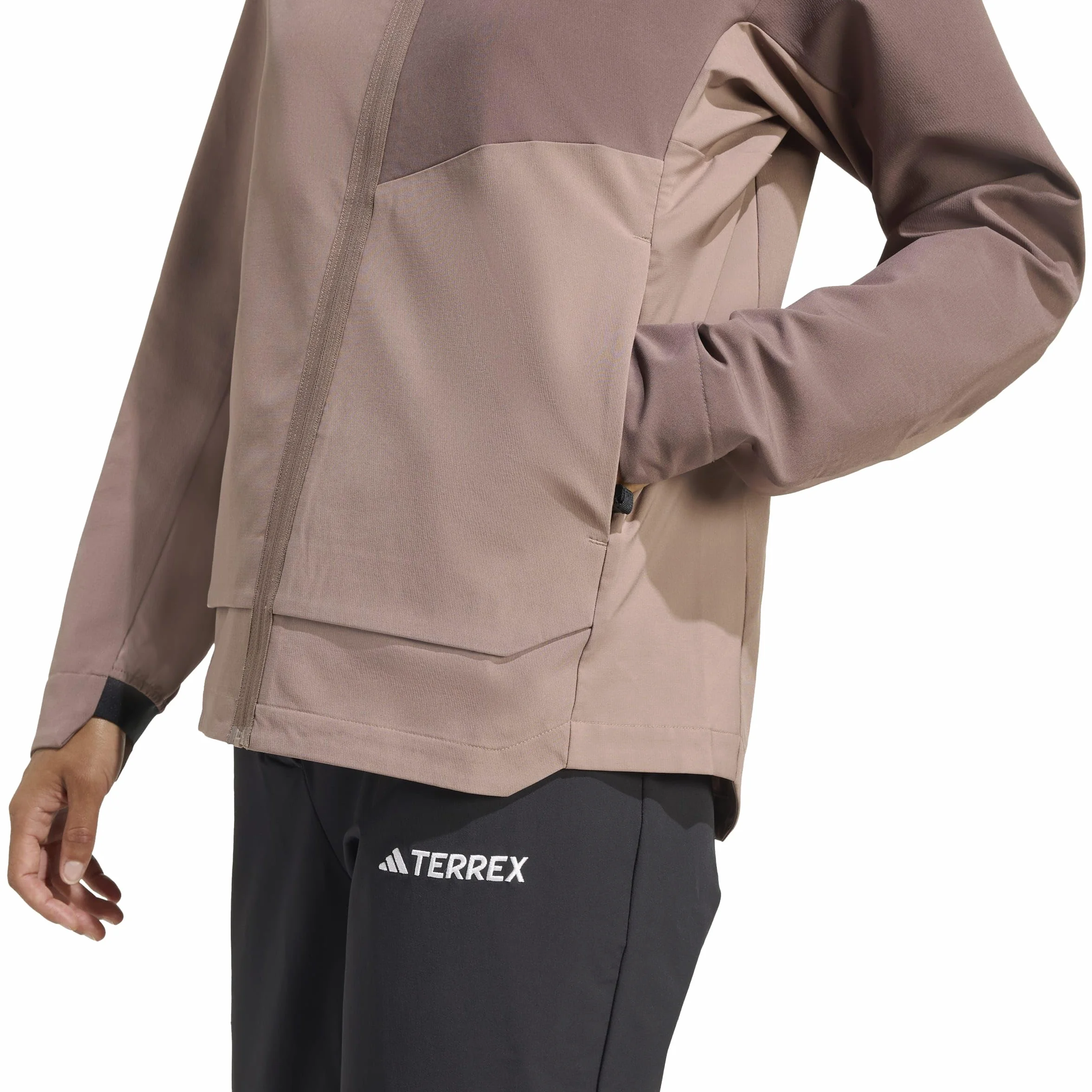 adidas dames Terrex Multi Soft shell Jacket, trace brown, S