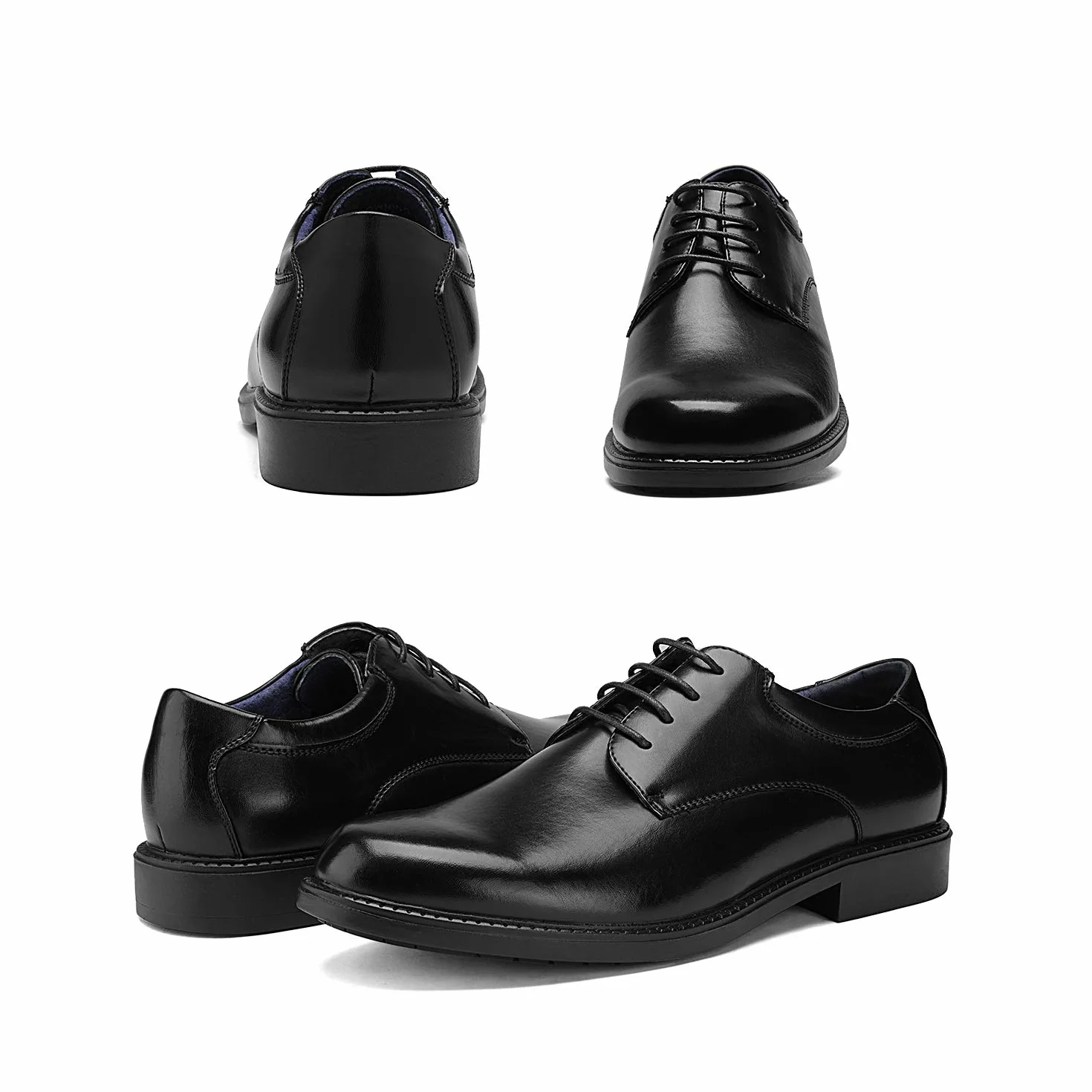 Bruno Marc Męskie buty garniturowe sznurowane