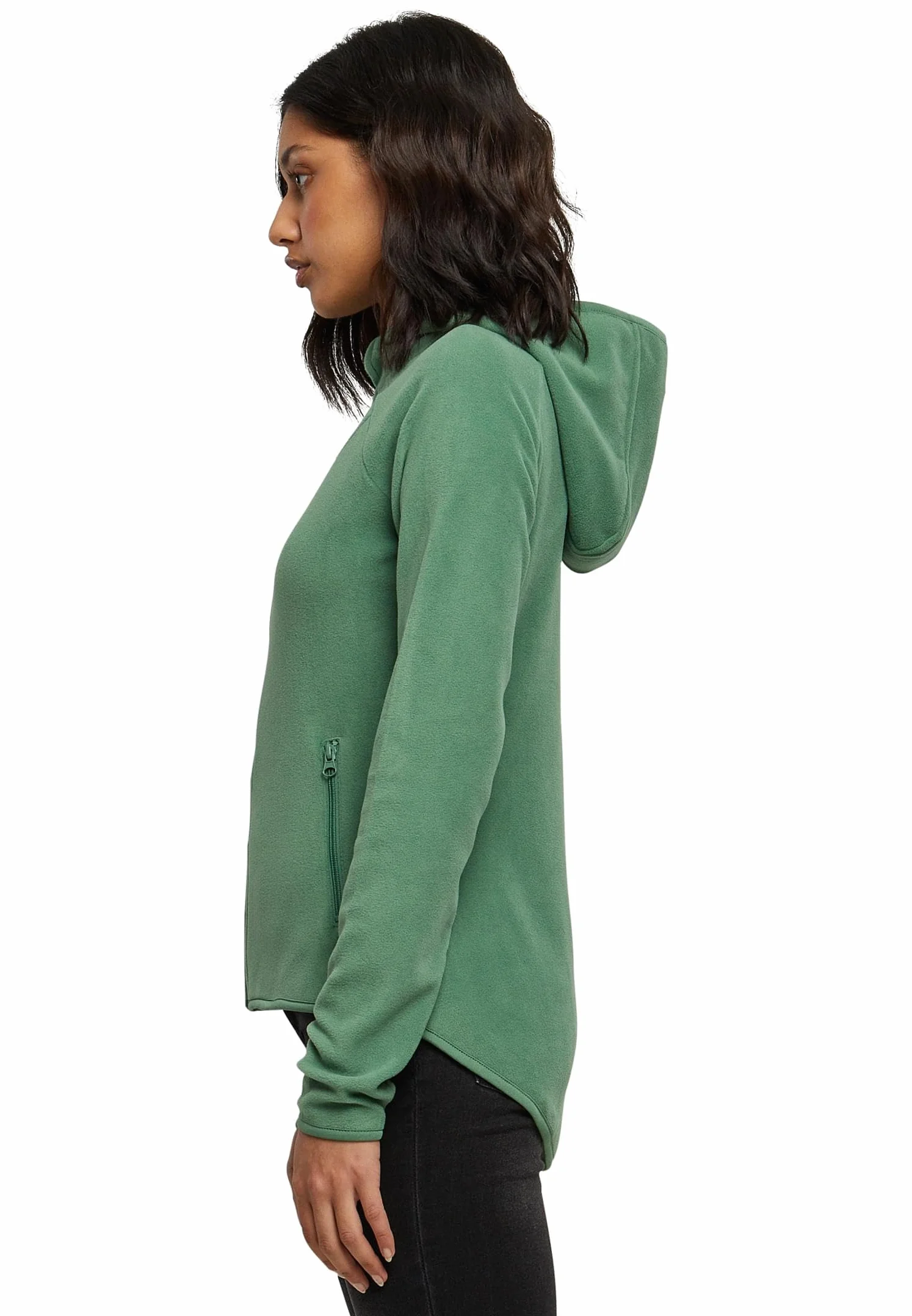 Urban Classics Damska bluza polarowa z kapturem Bluza z kapturem Kobiety