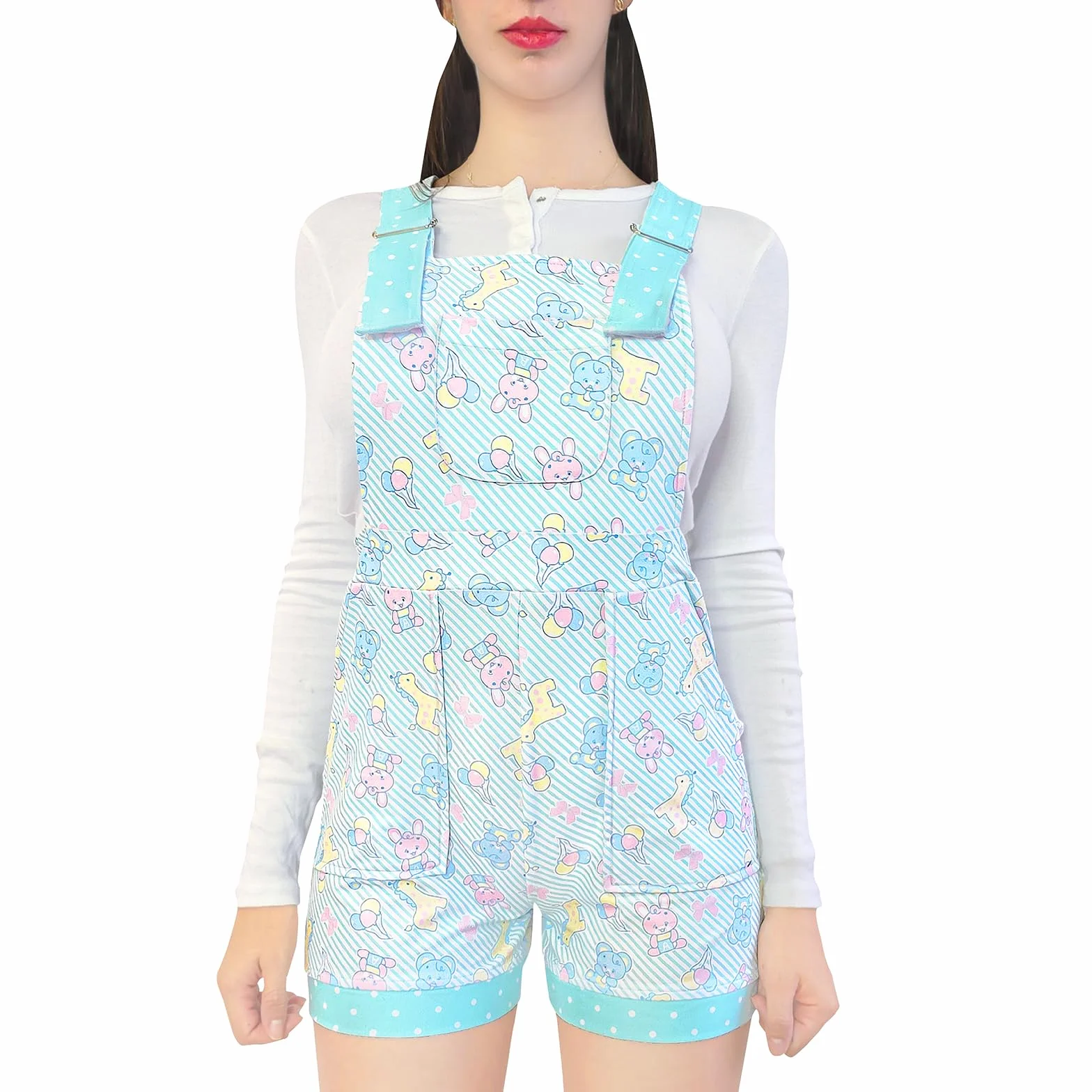 LittleForBig Krótkie ogrodniczki Overalls Shortalls - Baby Parade ogrodniczki
