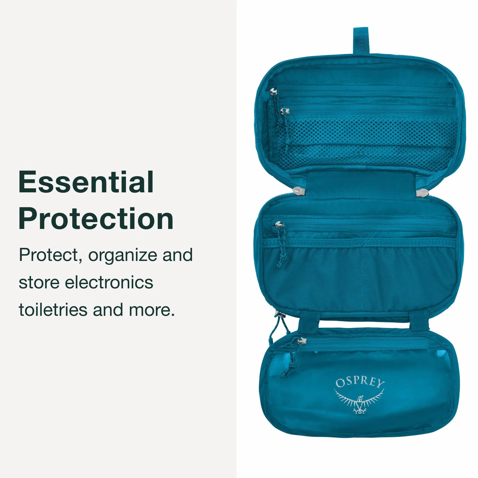 Osprey Ultralekki organizer na zamek błyskawiczny akcesoria unisex - Travel Waterfront Blue O/S