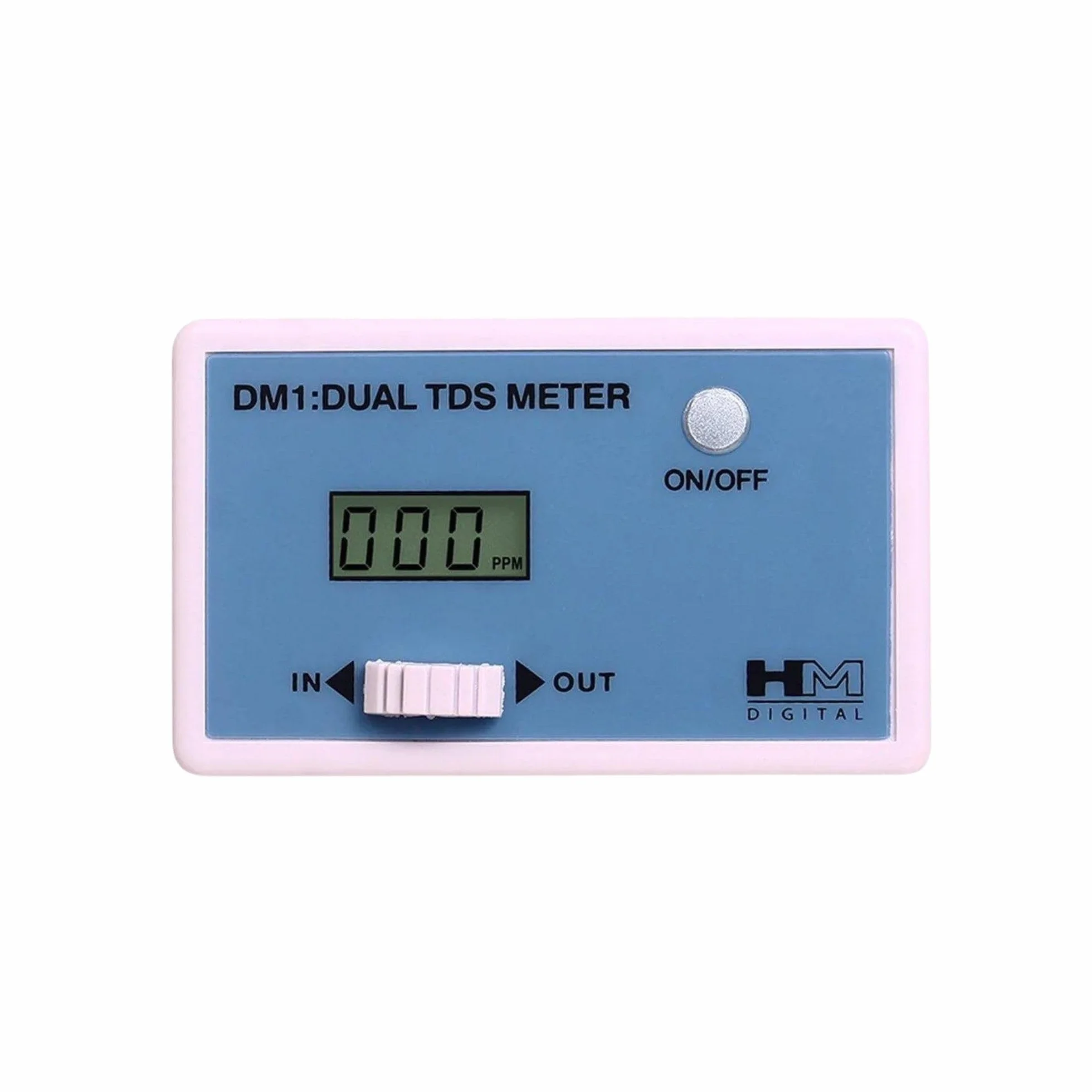 HM Digital Podwójny monitor DM-1" TDS, zakres 0-9990 ppm, dokładność odczytu 2%