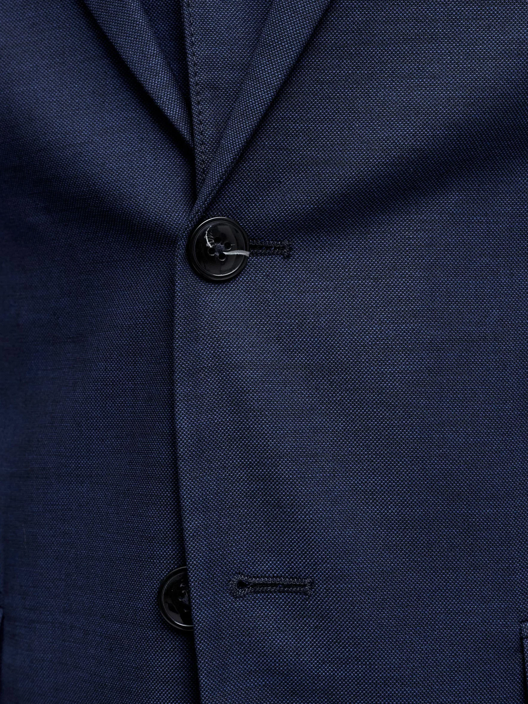 JACK & JONES Męska kurtka Jprsolaris Blazer Noos, Niebieski (ciemny granatowy, granatowy, 48