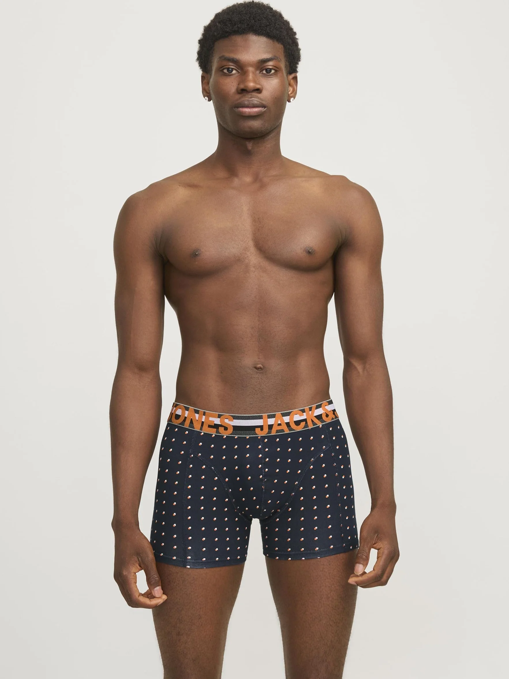JACK & JONES Jachenrik Trunks 3 Pack Bokserki Mężczyźni