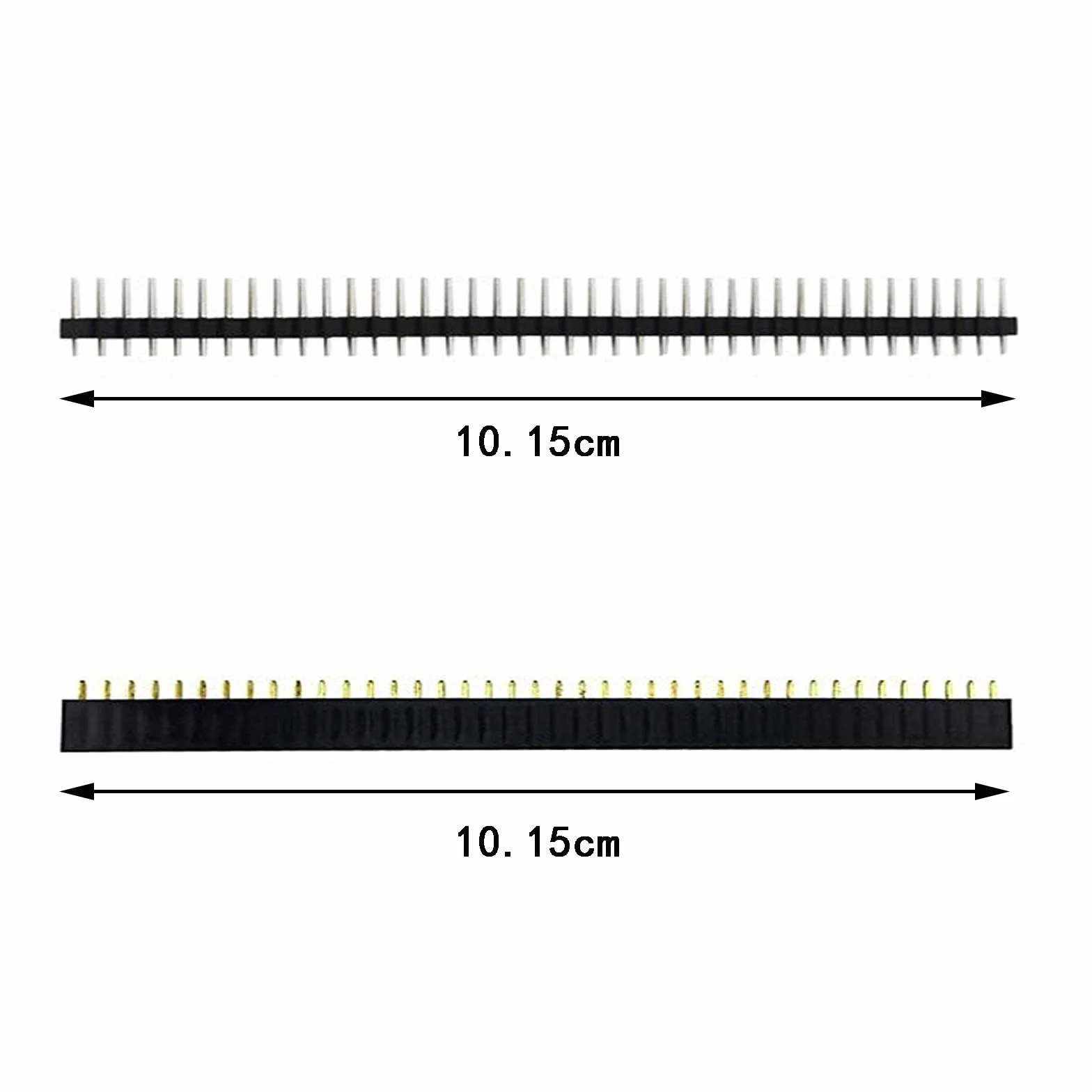 50 sztuk 2,54 mm Breakaway Platine 40 Pin wtyk nagłówek męski i żeński listwa pinowa PCB lutowanie listwa lutownicza piny lutownicze płytka perforowana do Arduino Prototyp Shield