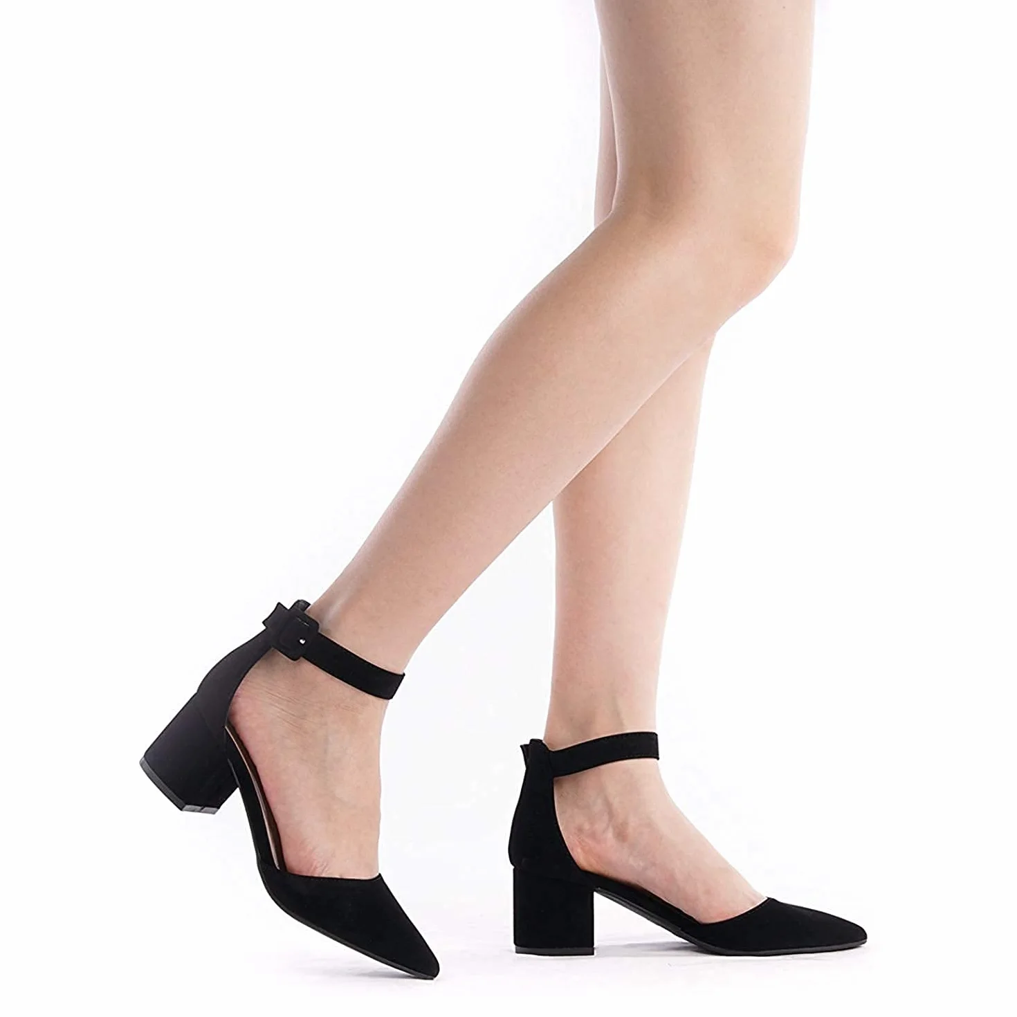 DREAM PAIRS Damskie buty sądowe elastyczne paski na kostkę ANNEE
