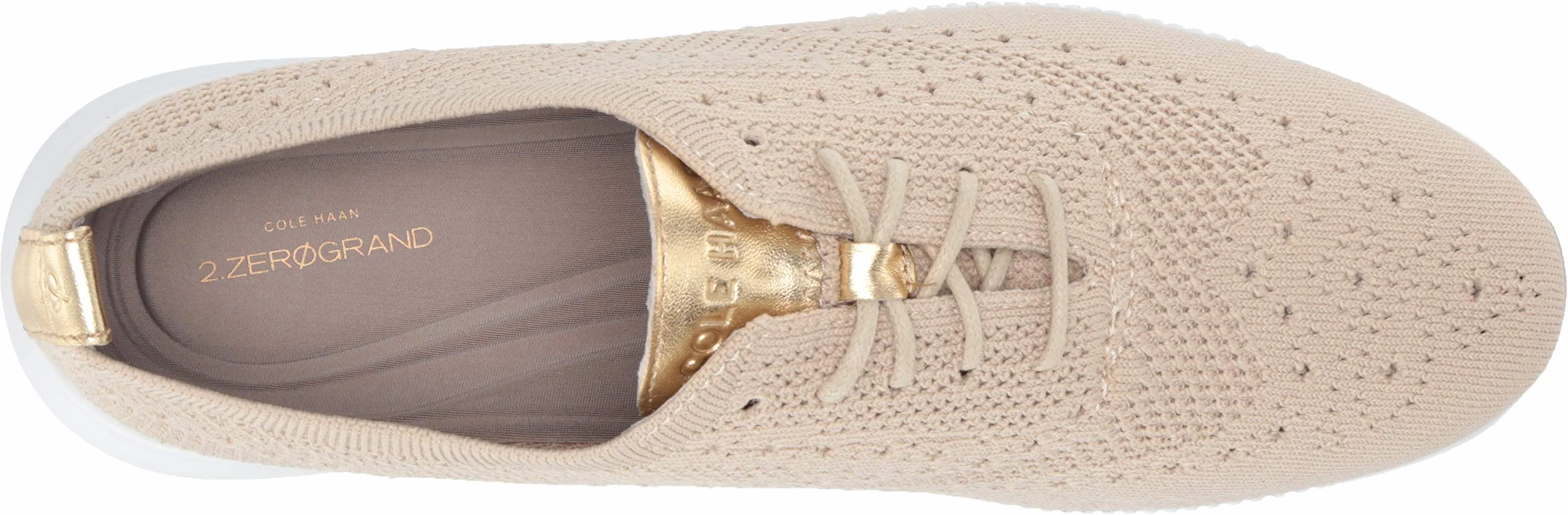 Cole Haan 2. Zerogrand Stitchlite Oxford, Wygląd dzianiny Rye biały, 39 EU