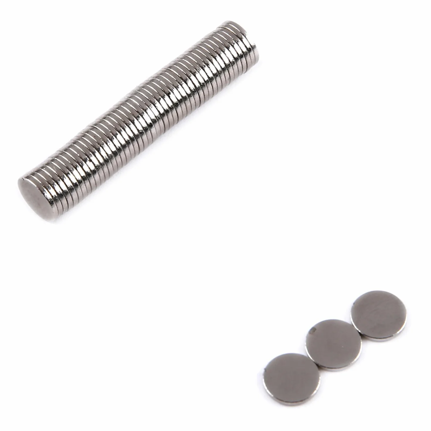 Yizhet Magnesy, 100 sztuk, bardzo mocne magnesy do użytku domowego, 8x1 mm, do tablicy magnetycznej, suchościeralnej, korkowej, na lodówkę
