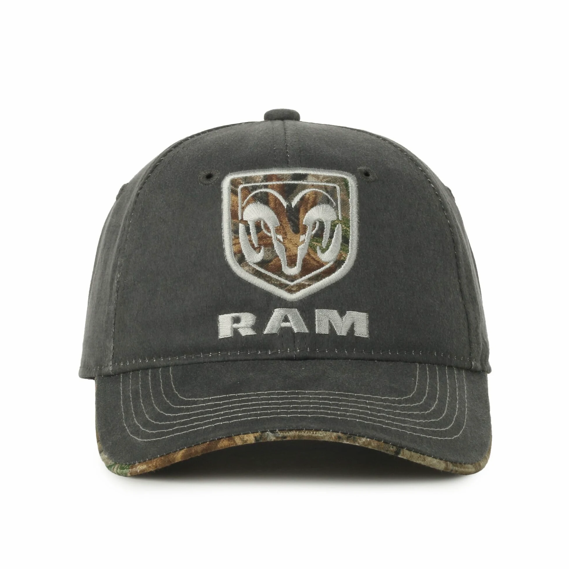 Outdoor Cap Dodge Ram Realtree Visor Edge Charcoal Camo Jagd-Hut