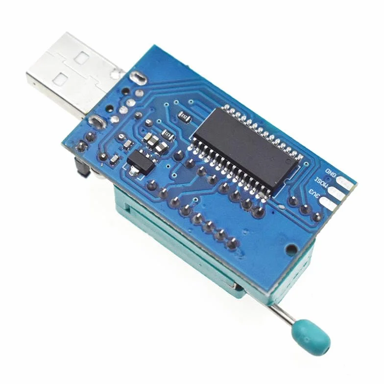 MX25L6405 W25Q64 USB programator CH341A do serii 24 25 z konwerterem 1,8 V i klipsem SOP8