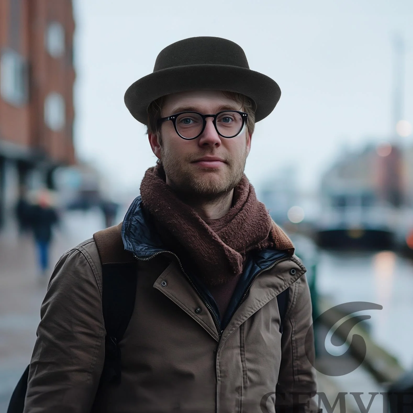 GEMVIE Kapelusz wieprzowy dla mężczyzn i kobiet 100% filcowy wełniany kapelusz Fedora Trilby czarny dorosły unisex kapelusze porkpie, Czarny + retro pasek, Rozmiar uniwersalny