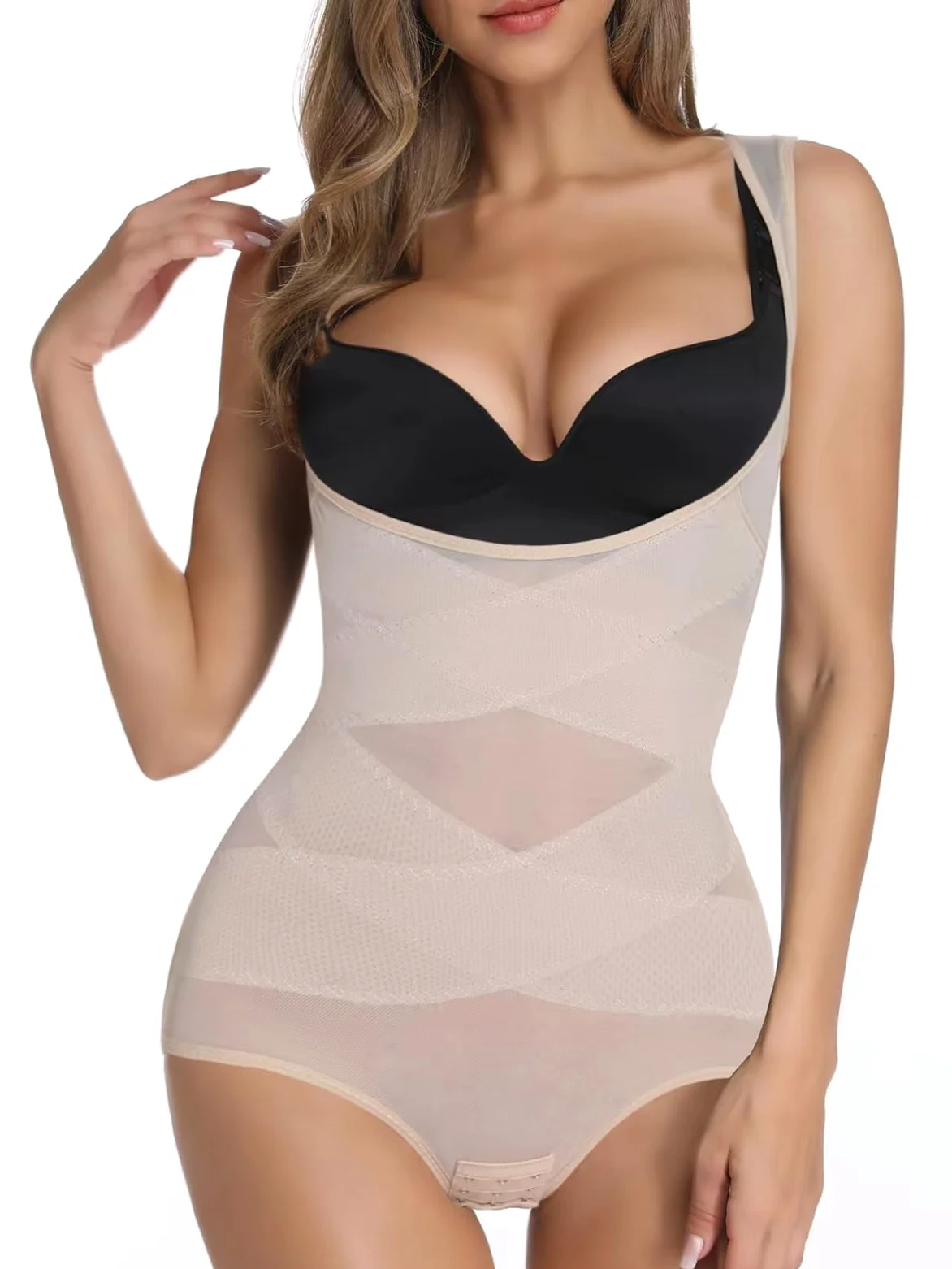 SLIMBELLE Body wyszczuplające brzuch modelujące figurę bezszwowe