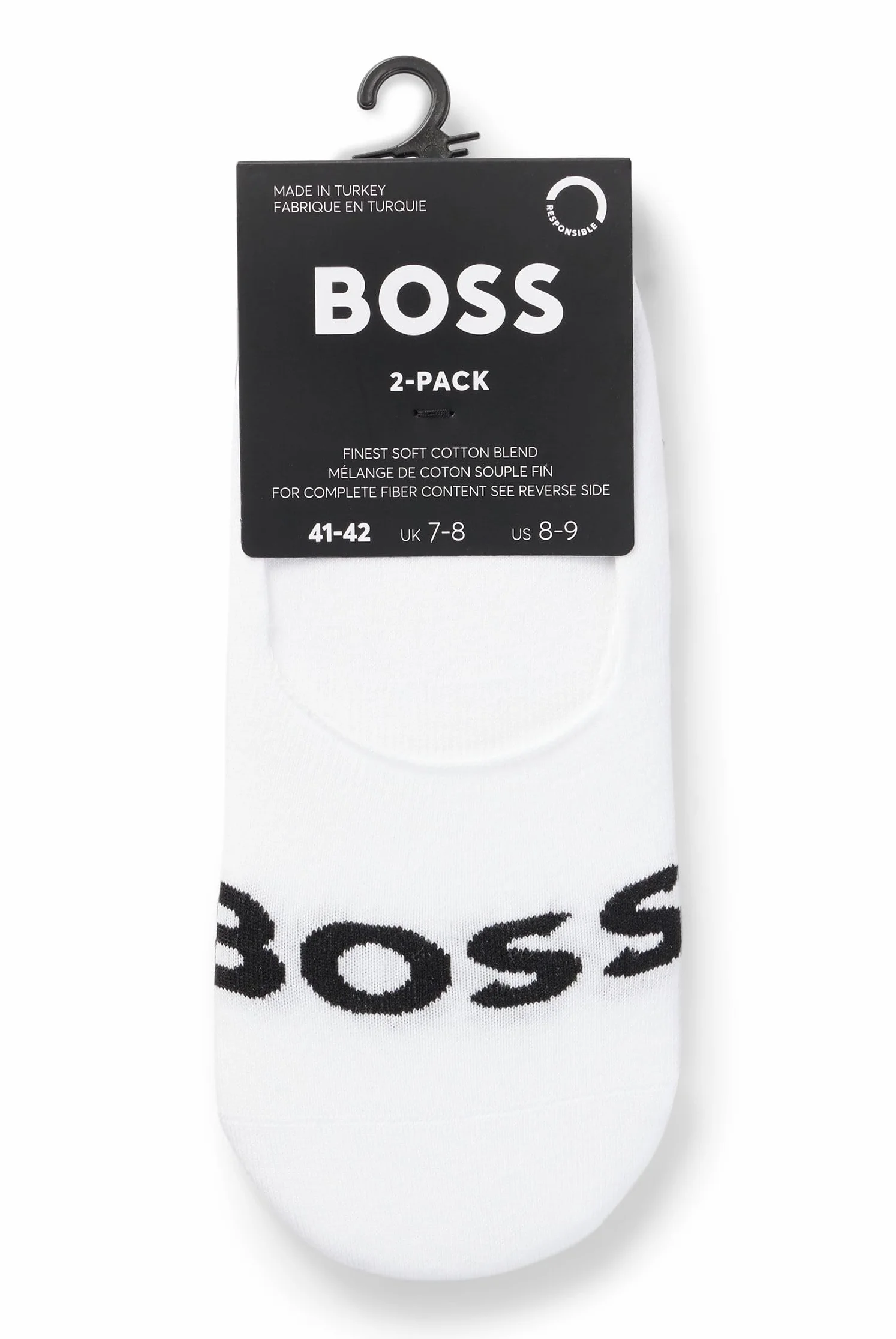 BOSS stopki Mężczyźni 2p Sl Uni Logo Cc (2 w zestawie)