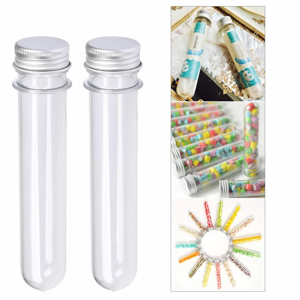 BUYGOO probówki 40 ml przezroczyste samoprzylepne do przechowywania