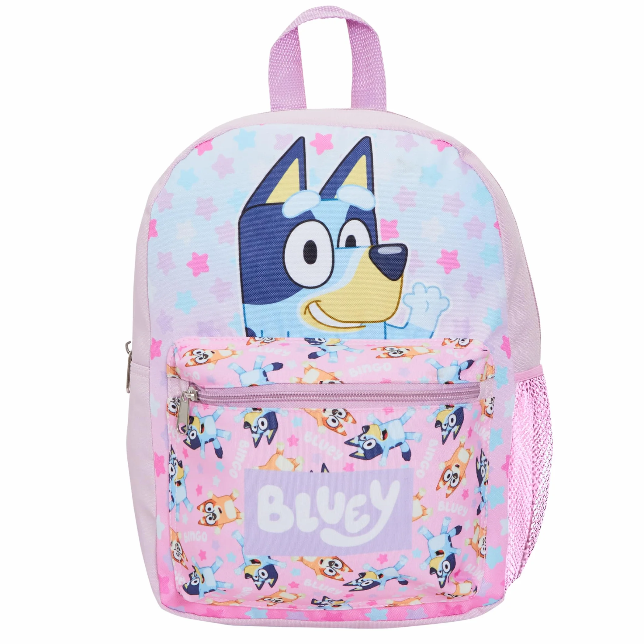 Plecak Bluey zestaw 3-częściowy różowy torba na lunch piórnik