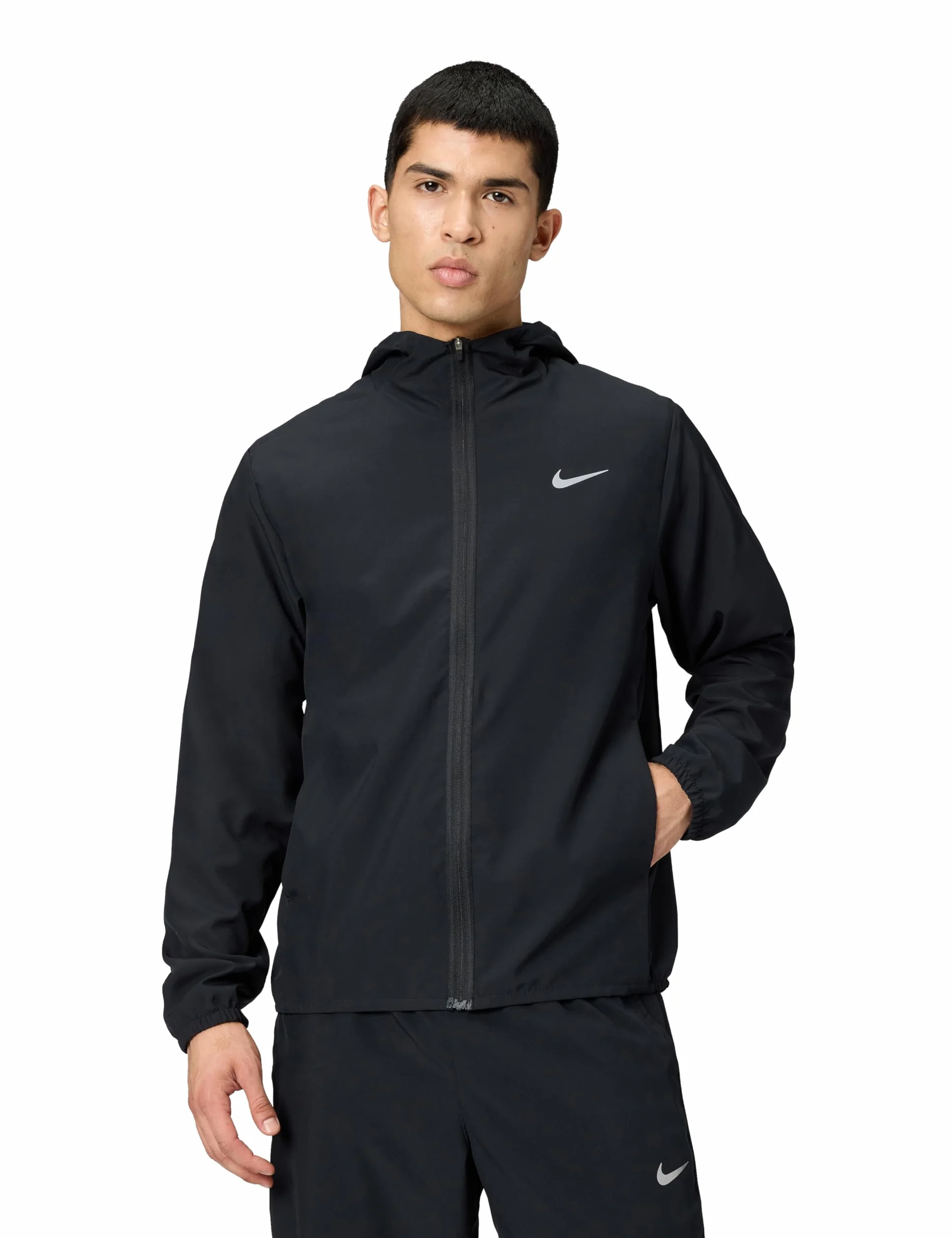Nike Kurtka M Nk Df Form Hd Jkt Czarny Odblaskowy Silv L