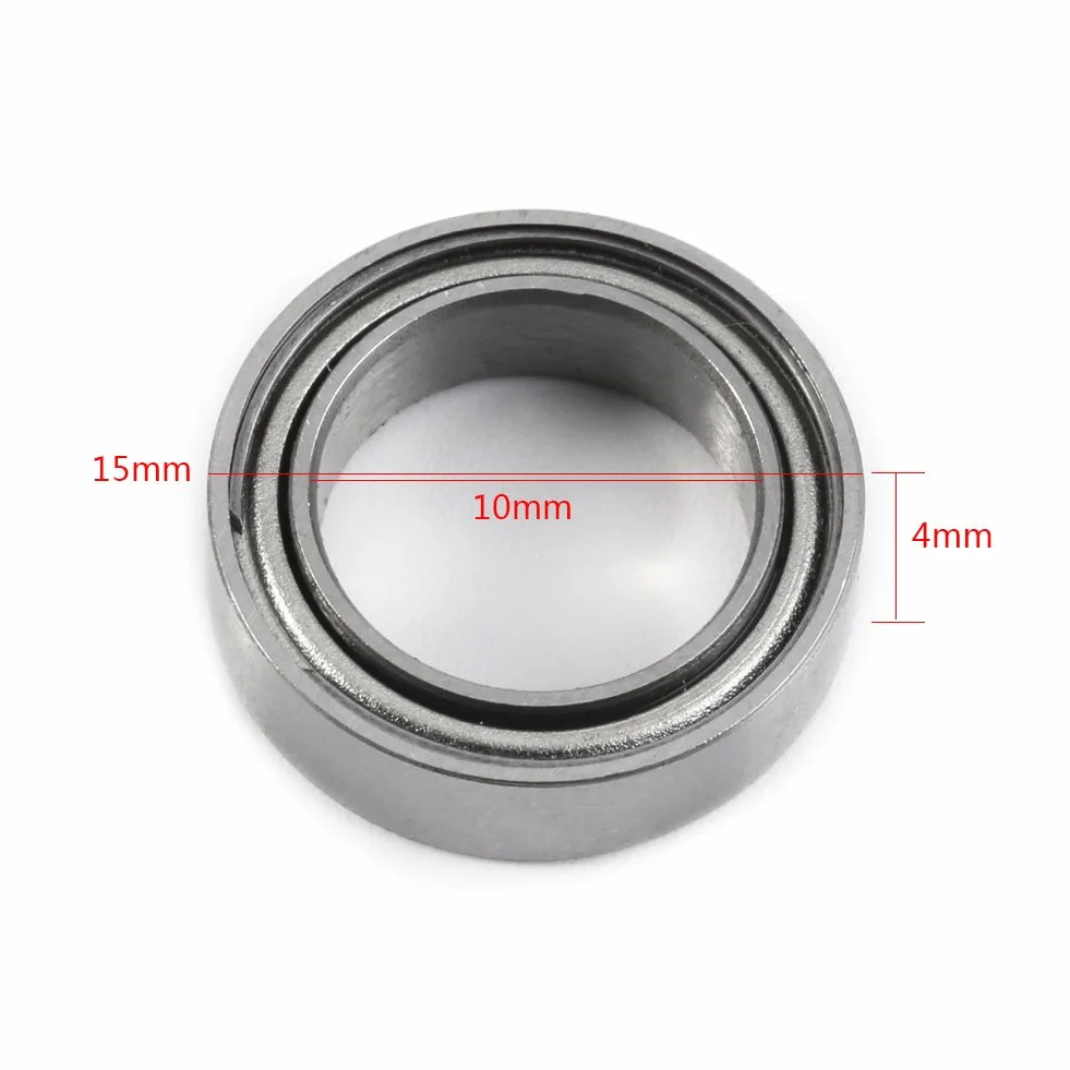10 sztuk 6700ZZ cienkie stalowe łożysko kulkowe ze stali cienkiej z głębokim rowkiem podwójnie ekranowane 10 mm x 15 mm x 4 mm