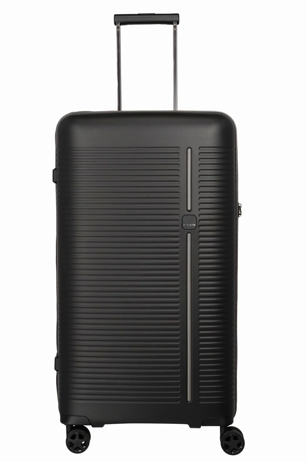 Travelite Walizka podręczna na 4 koła, mała, 37 litrów, czarny, Trolley Set (L/M), Zestaw walizek z twardą obudową