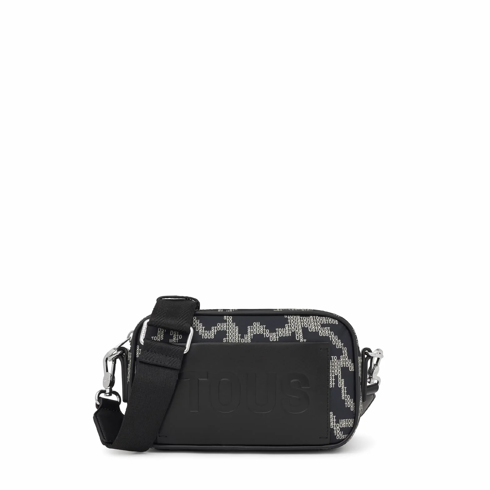 TOUS Kaos Pix Soft torba na ramię reporter czarna, Czarny (Black)
